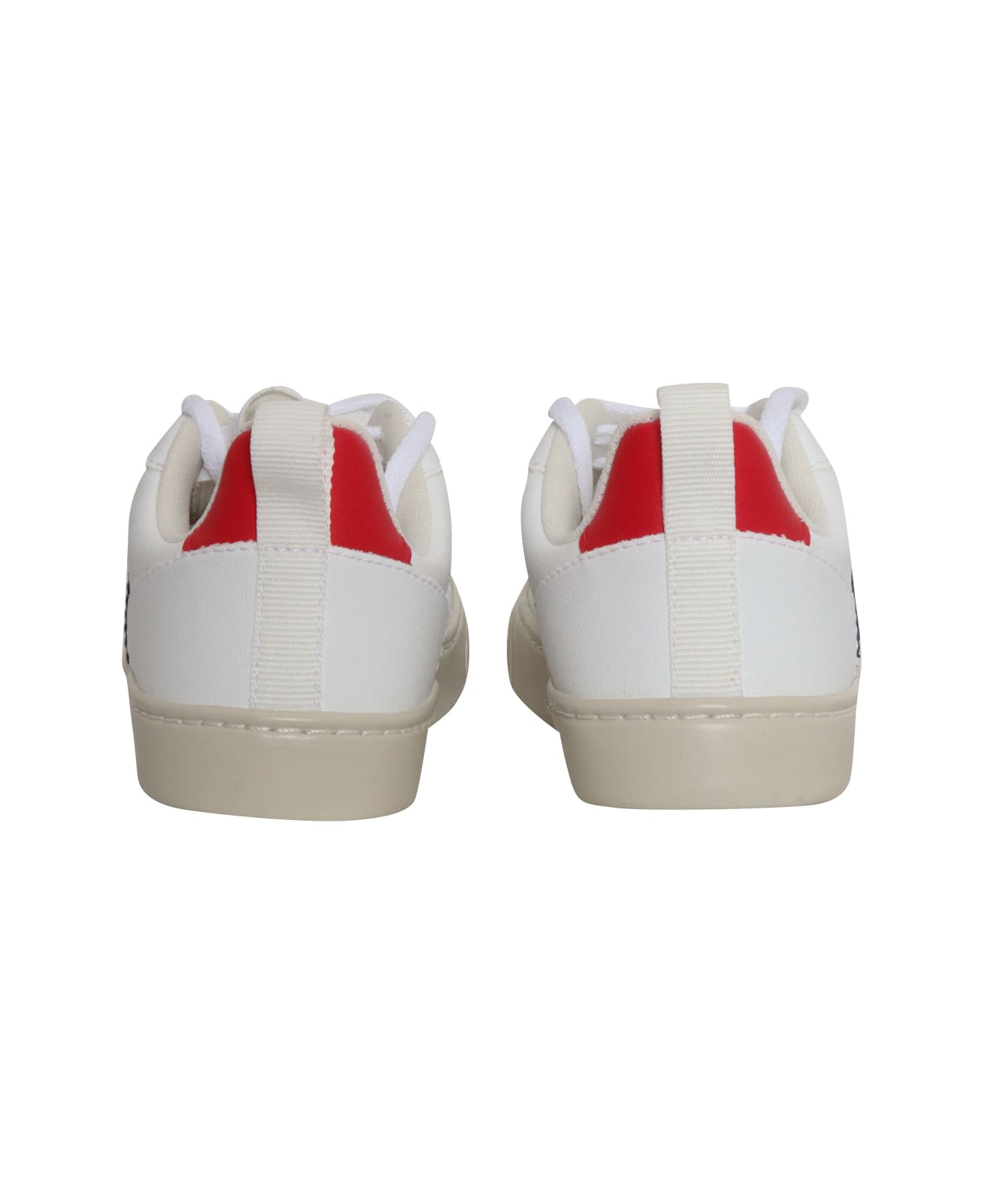 Veja White V-10 Sneakers - WHITE