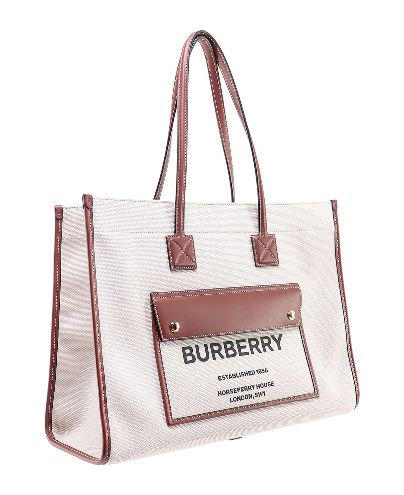 Burberry Freya Shoulder Bag - Natural/tan