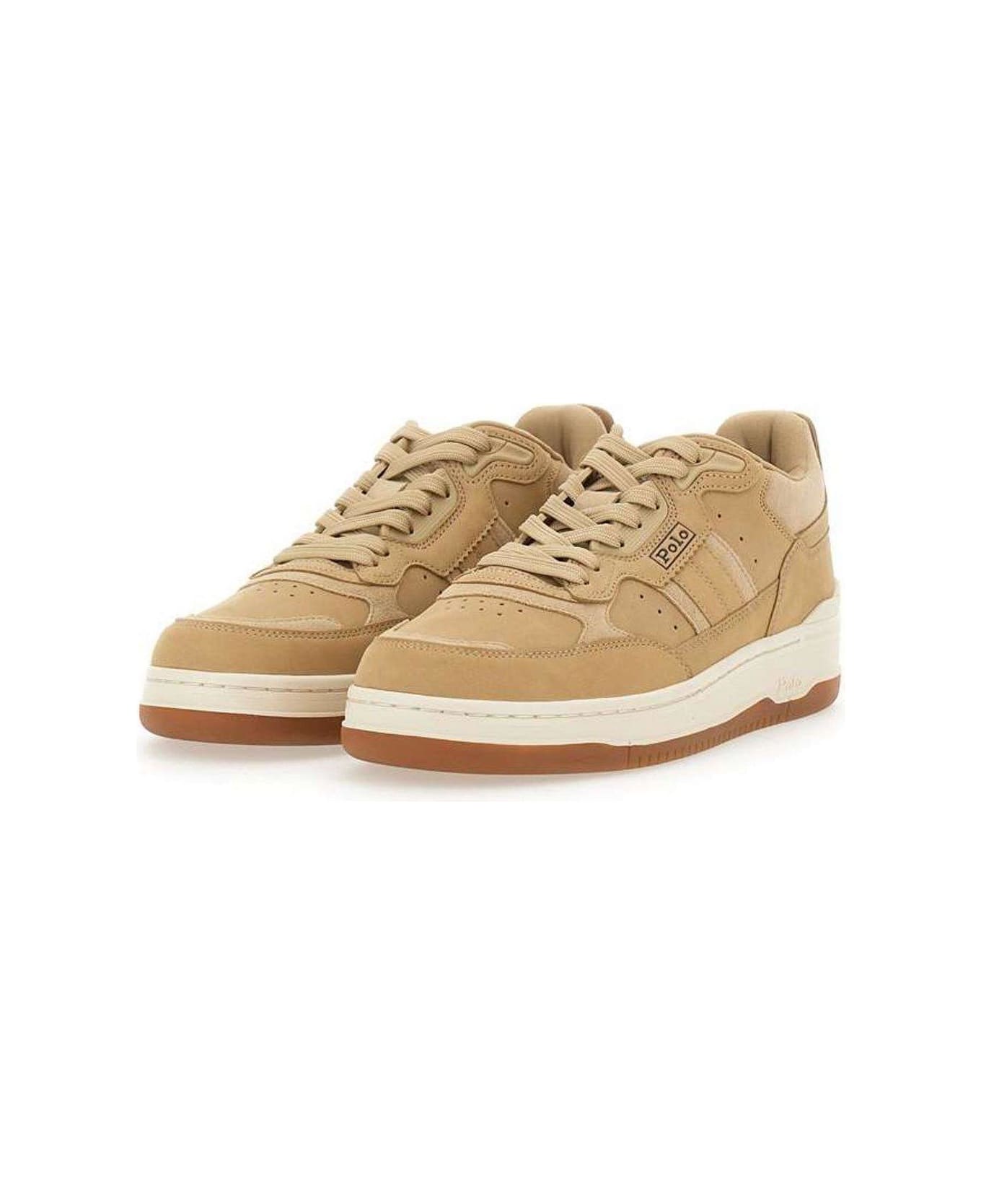 Polo Ralph Lauren Masters Court Lace-up Sneakers - Brown