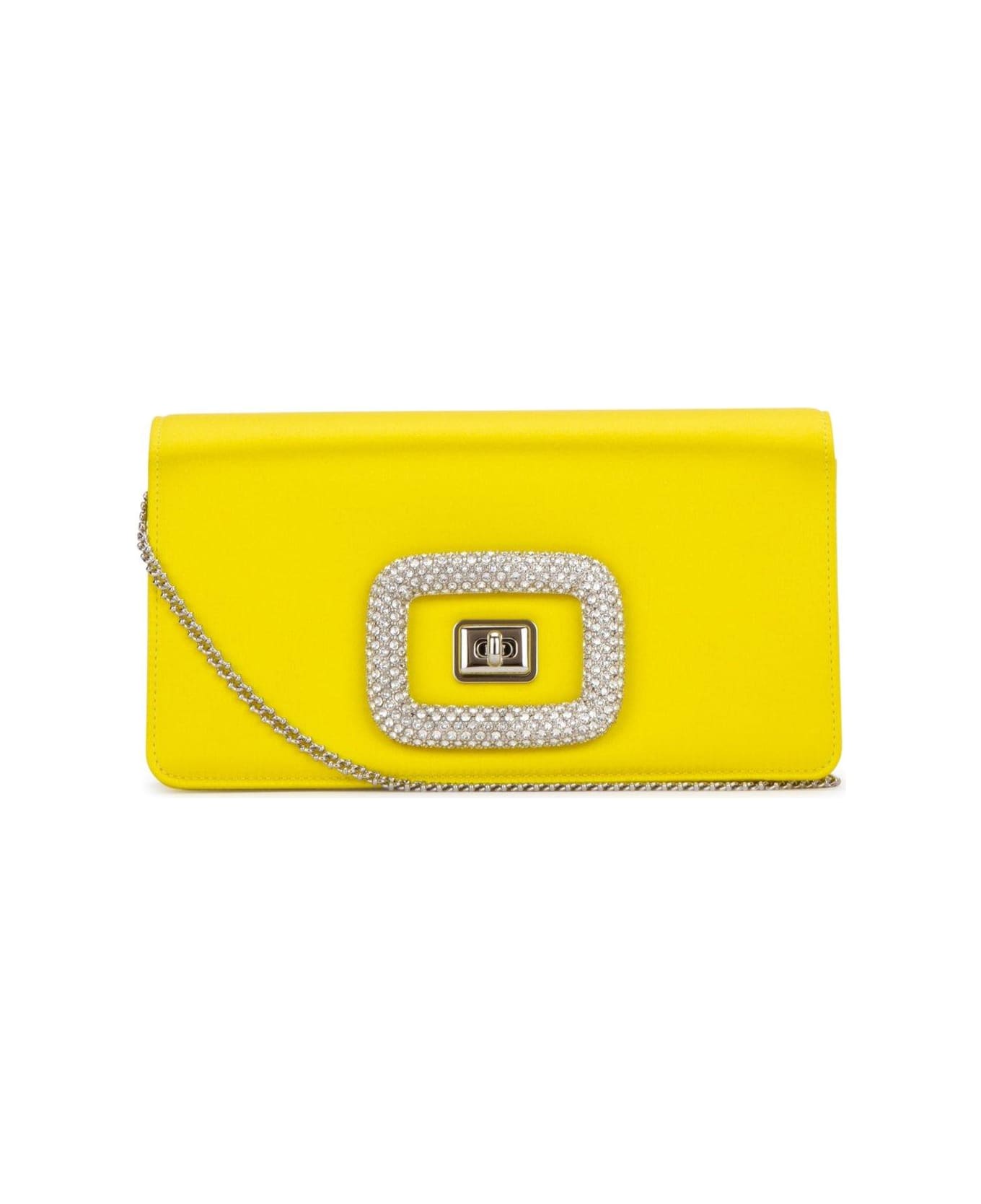 Roger Vivier Mini Viv
 Choc Jewel Crossbody Bag - Red