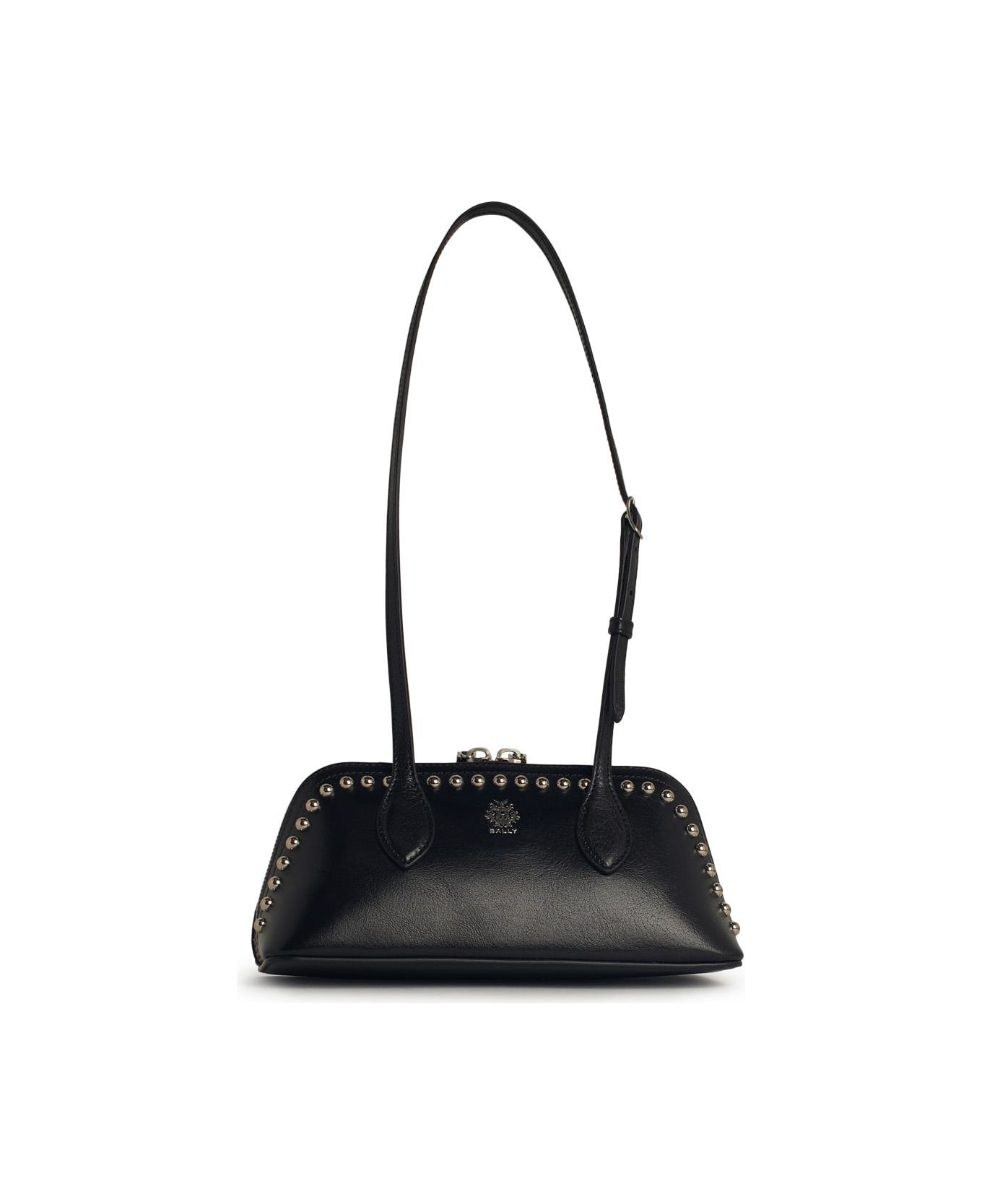 Bally 
praline
 Black Leather Bag - Black