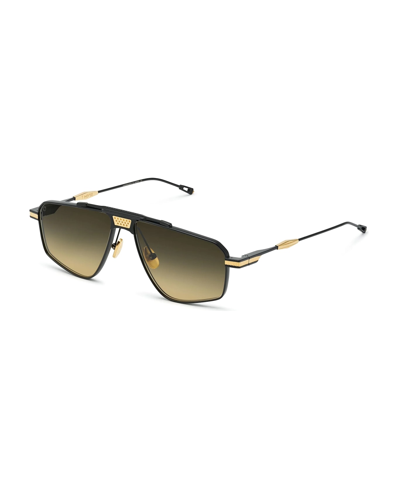 T Henri Drophead - Traverse Sunglasses - Black/gold