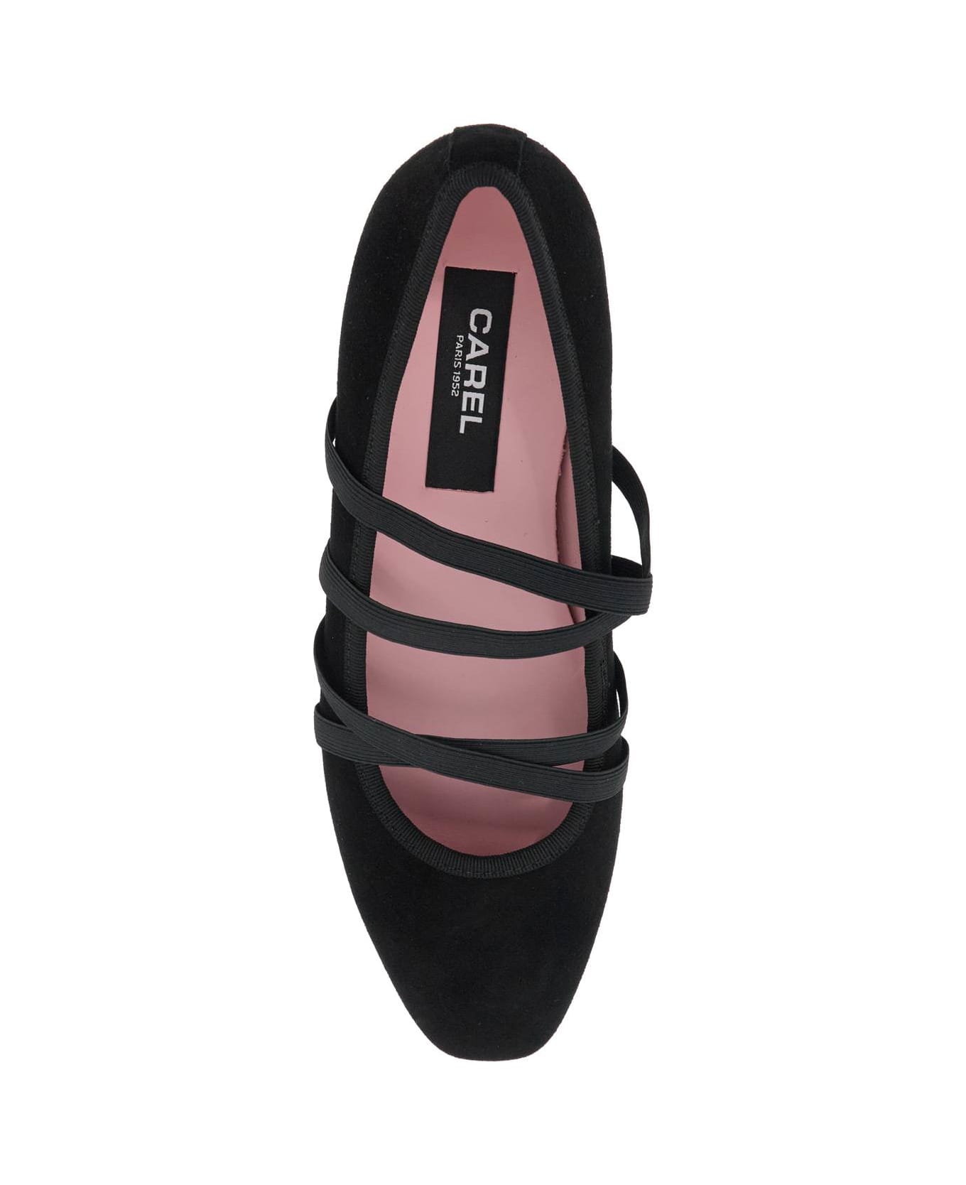 Carel Tutu Ballet - BLACK SUEDE (Black) フラットシューズ