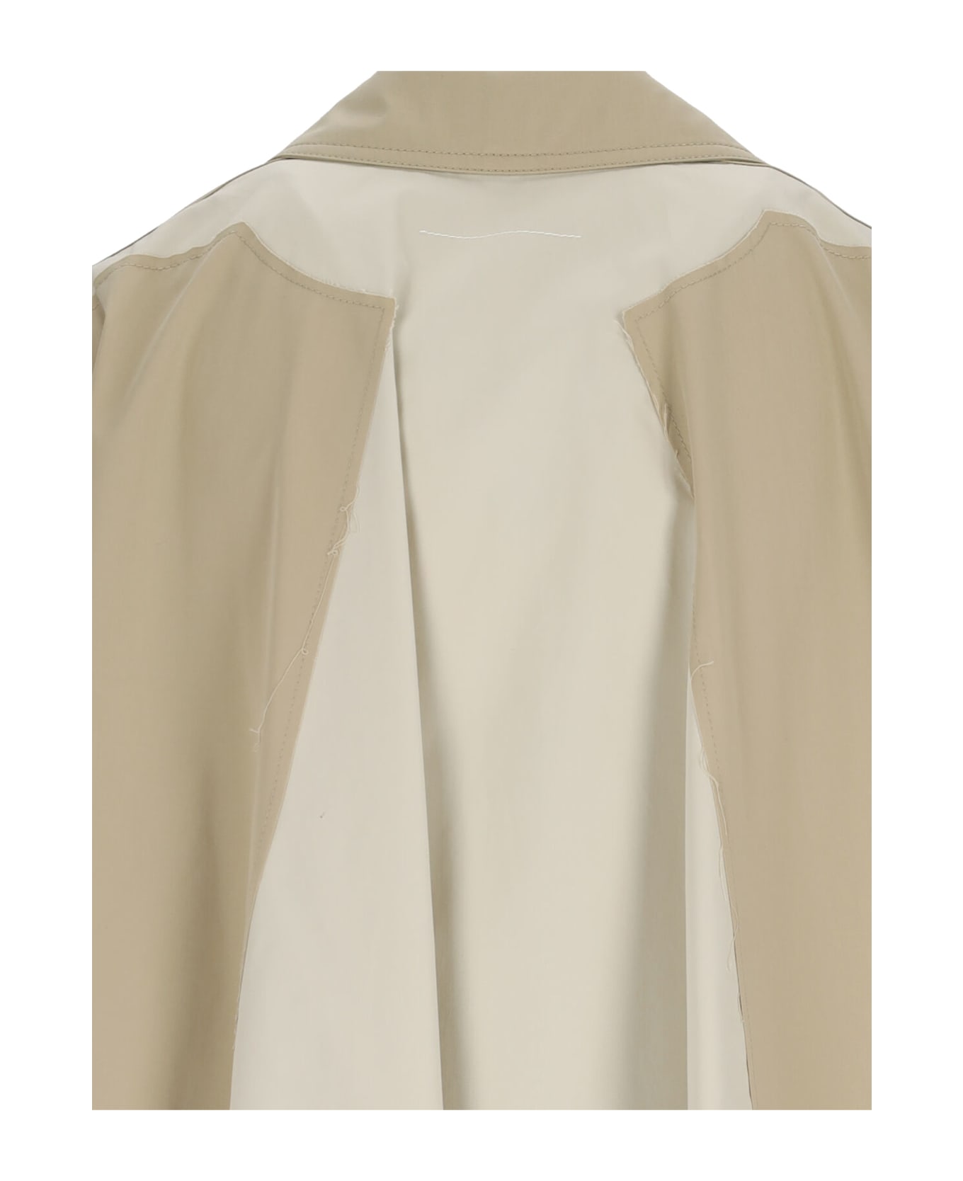 MM6 Maison Margiela Single-breasted Coat - Beige