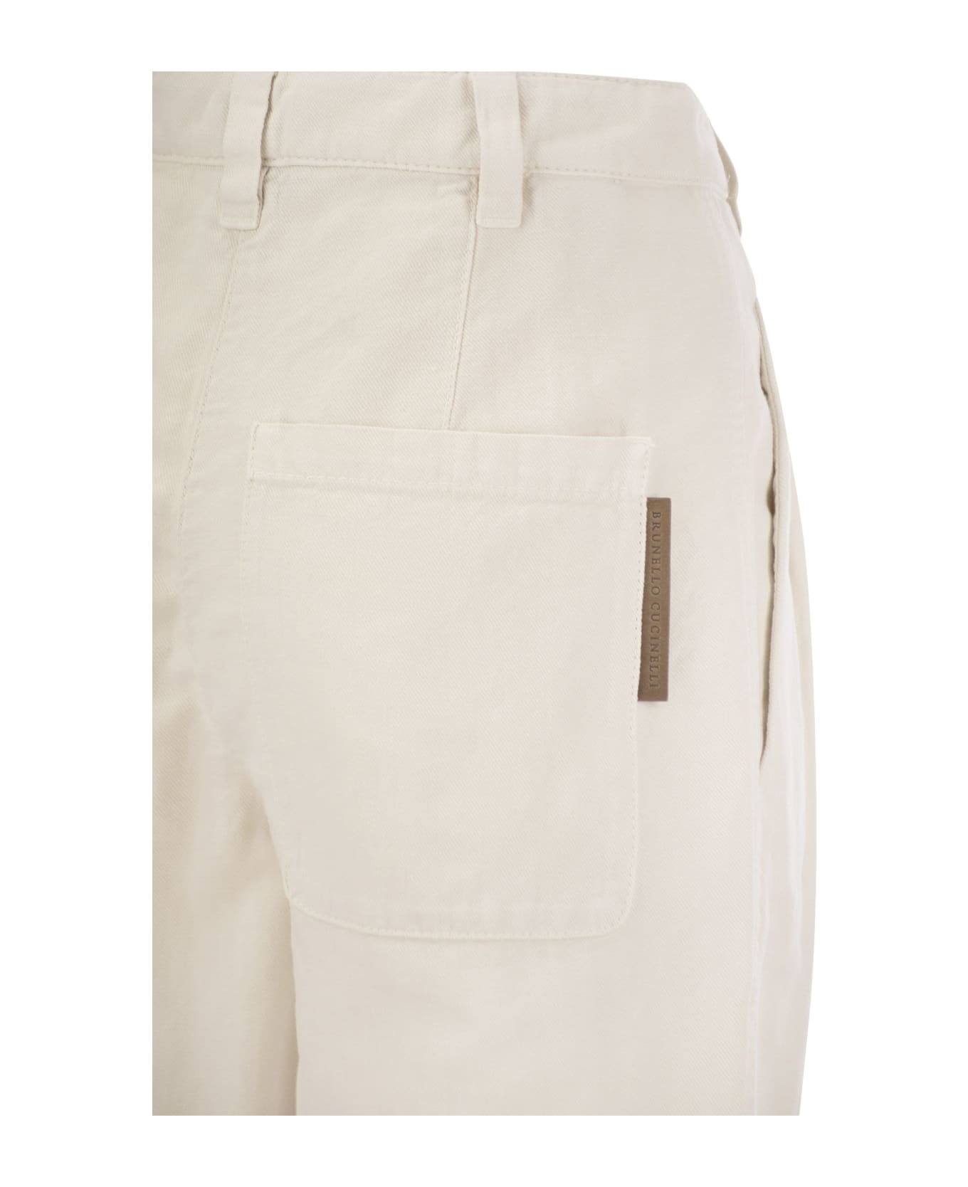 Brunello Cucinelli Relaxed Trousers - Chalk ボトムス