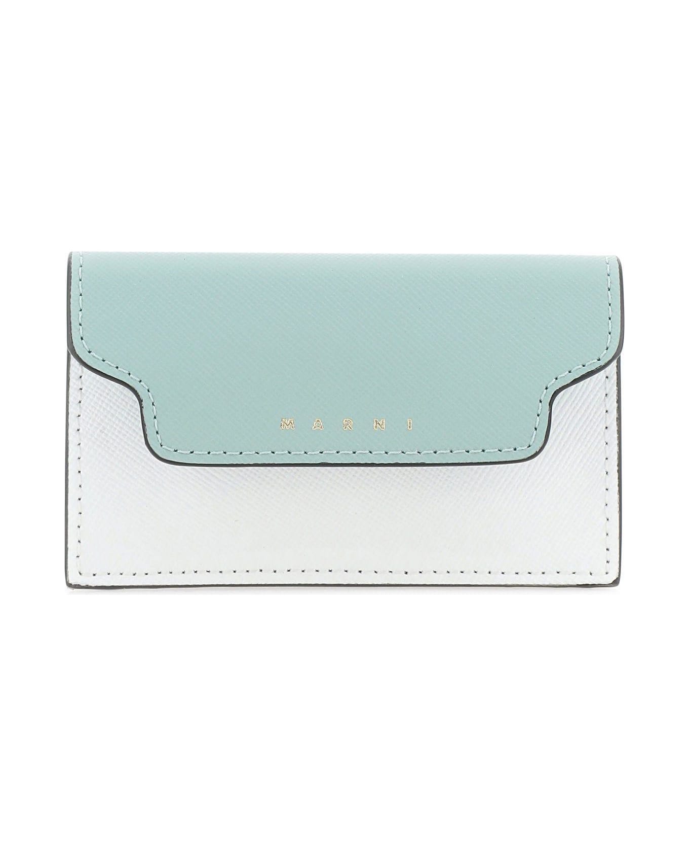 Marni Multicolor Leather Business Card Holder - Z120N