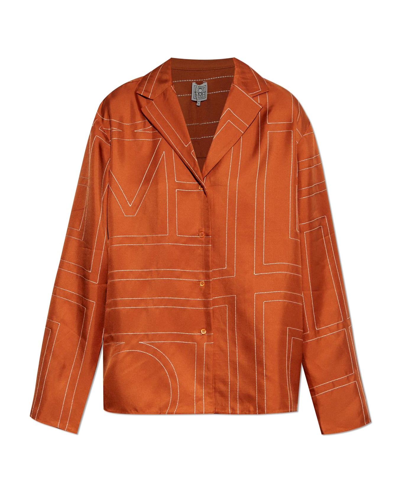 Totême Toteme Silk Shirt - Brown