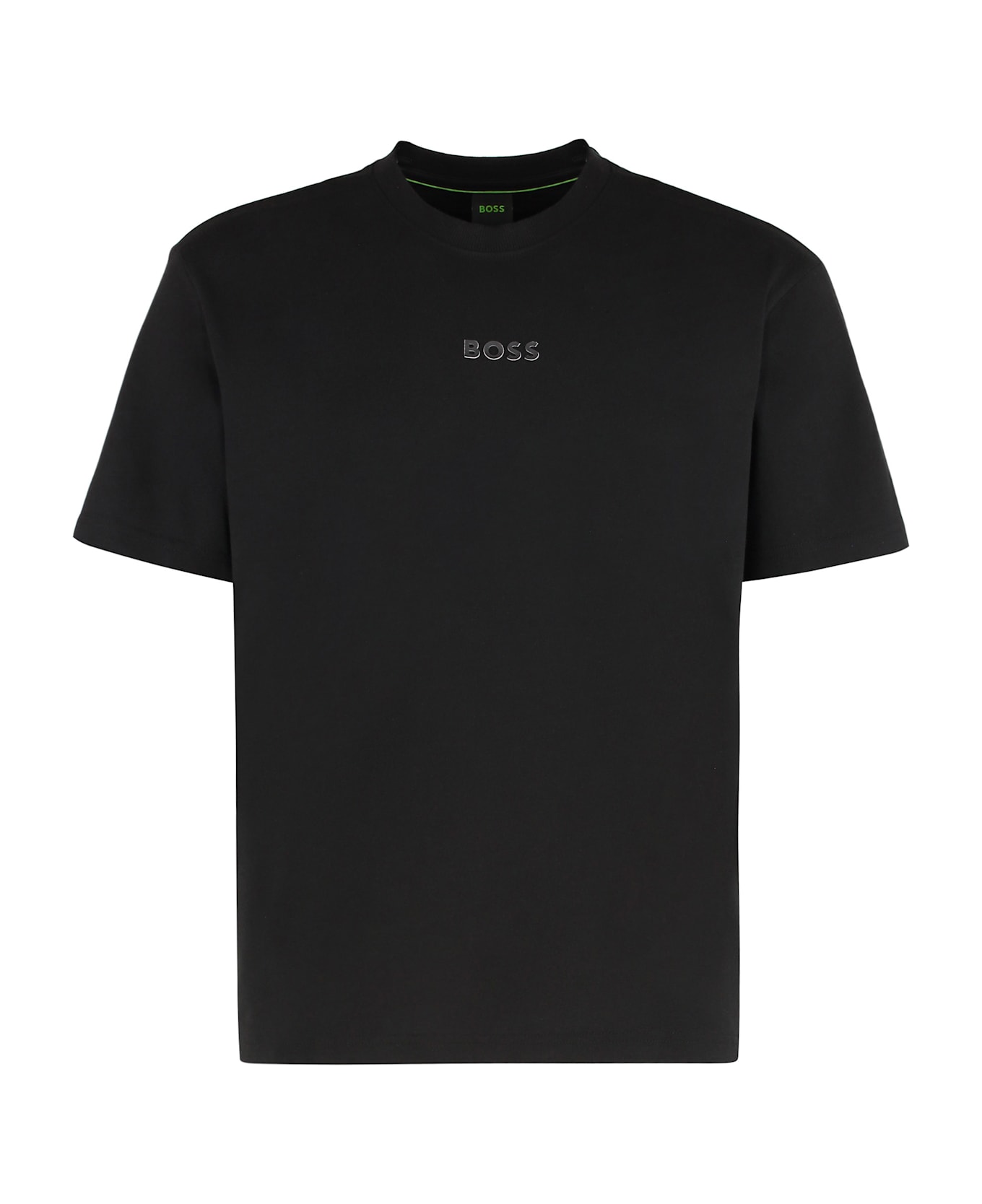 Hugo Boss T-shirt In Cotton With Logo - black