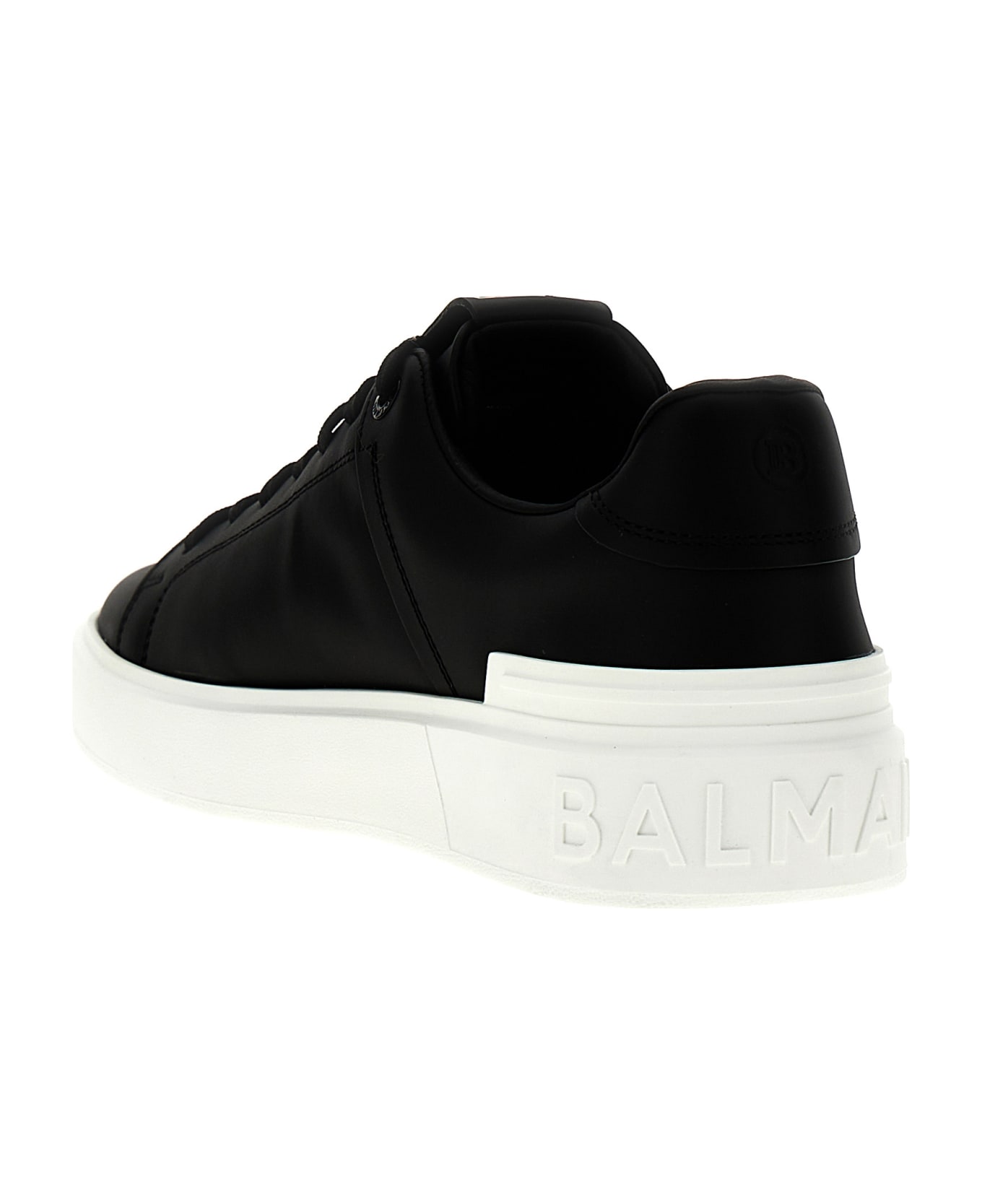 Balmain B-court Sneakers - White/Black