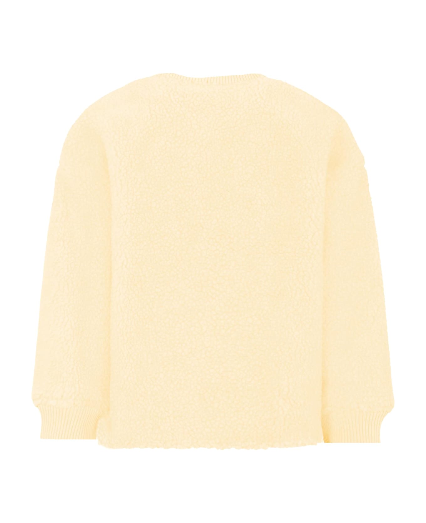 Kenzo Kids Ivory Sweatshirt For Girl With Poppy - Ivory