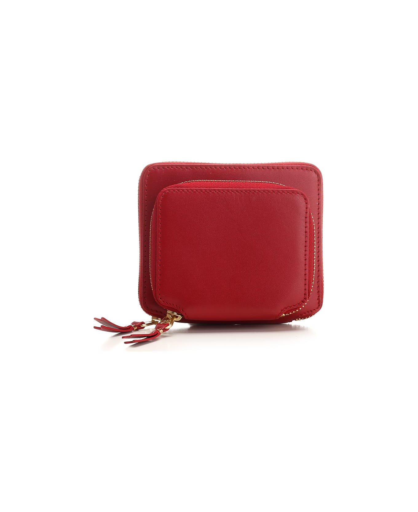 Comme des Garçons Wallet Leather Wallet - Red