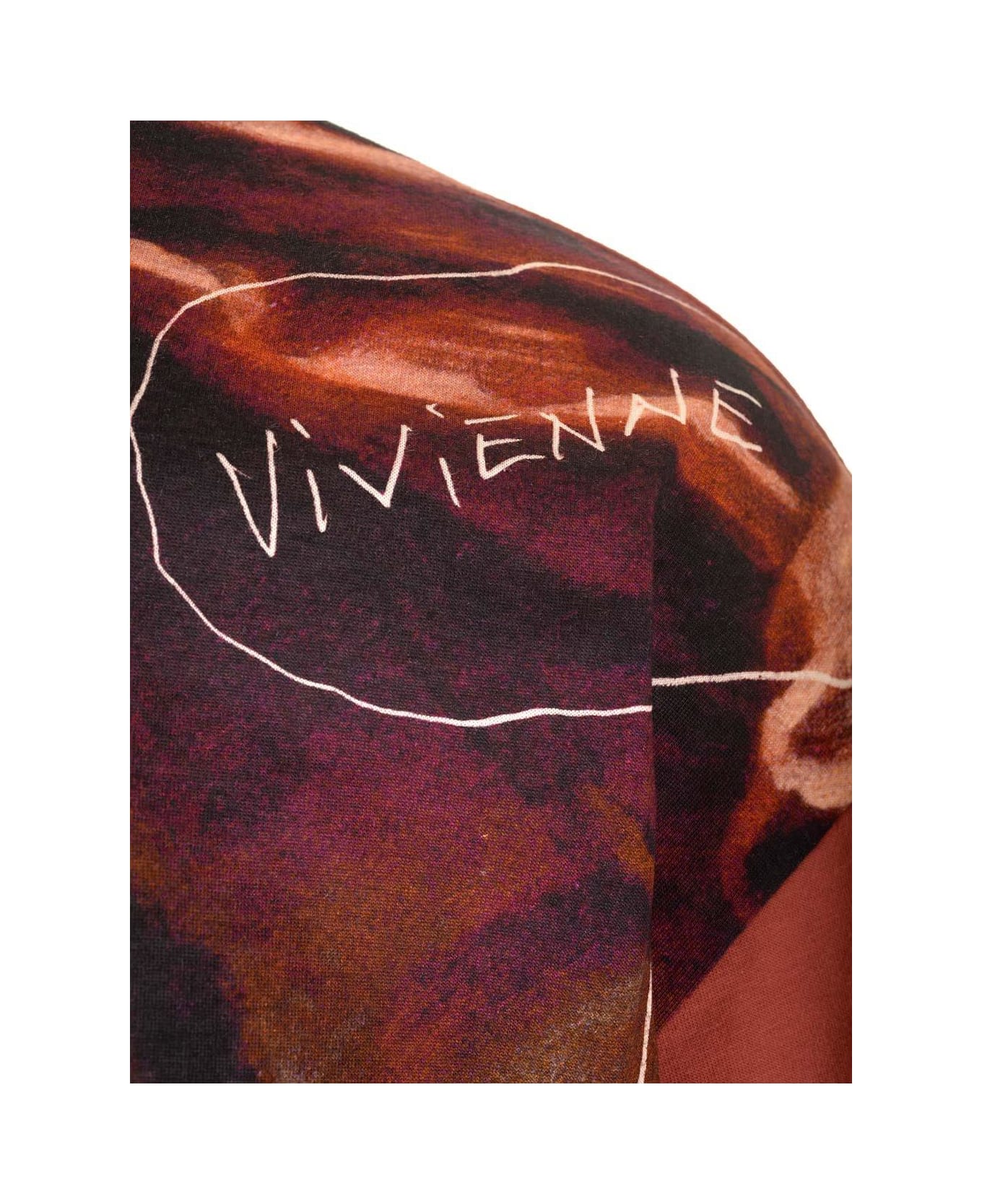 Vivienne Westwood Kiss Crewneck T-shirt - Brown シャツ