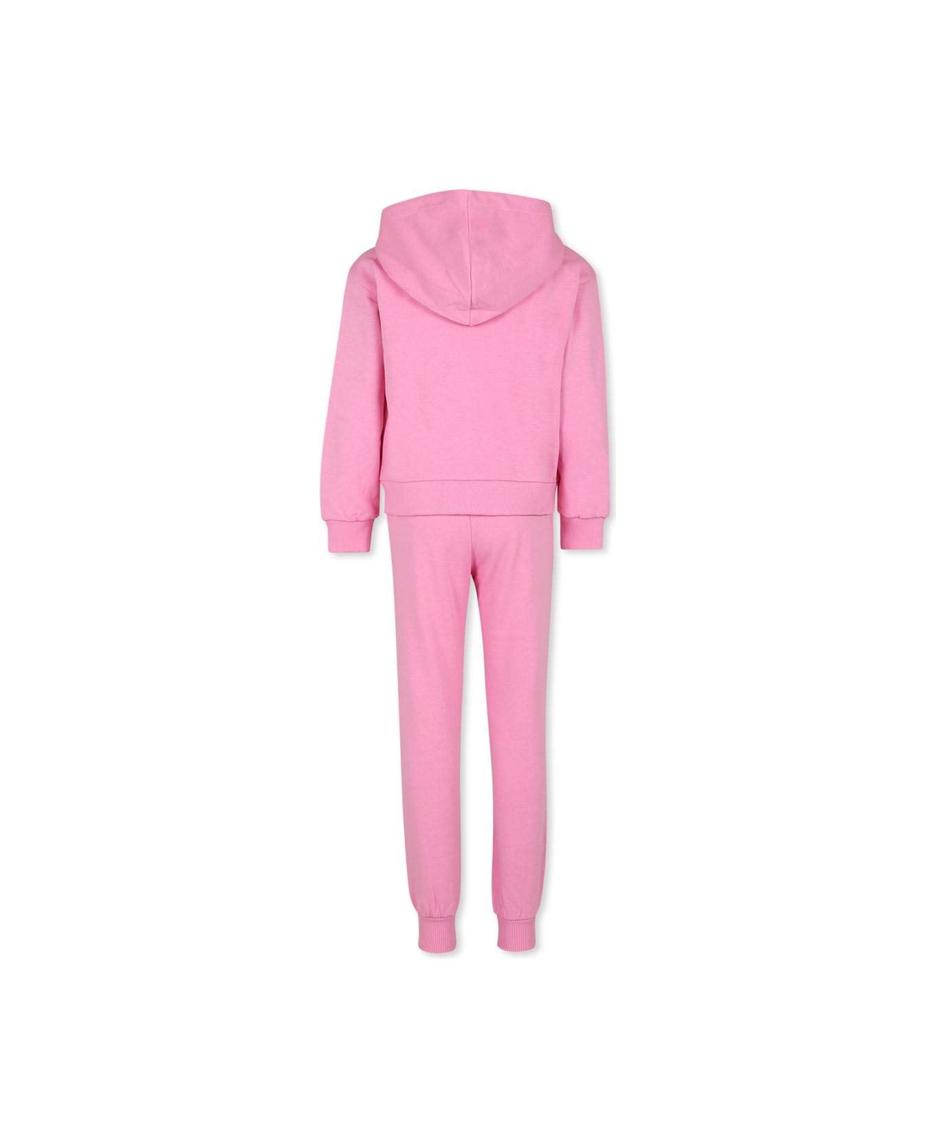 Moschino Pink Suit For Girl With Teddy Bear - Pink