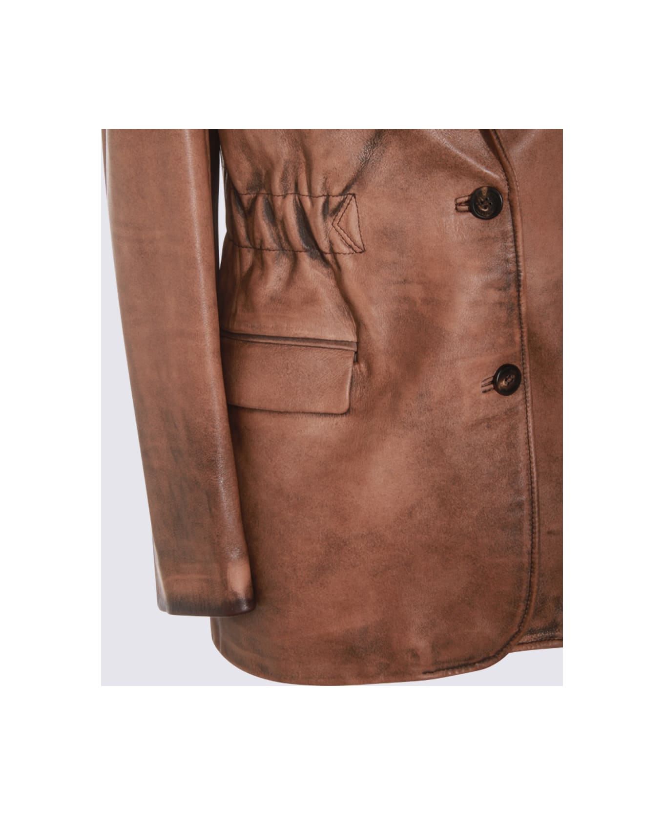 Golden Goose Brown Viscose Blazer - ARTIC DUST