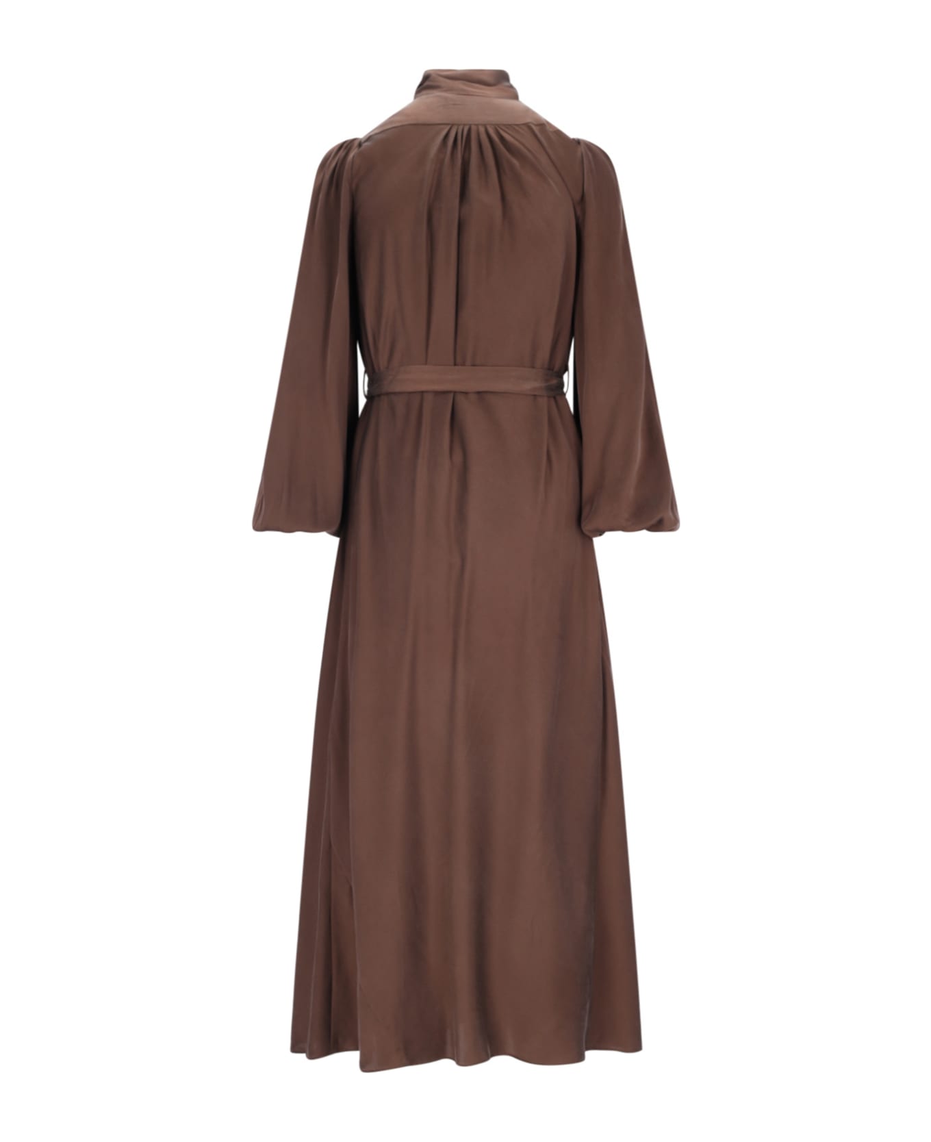 Zimmermann 'billow' Midi Dress - Brown ワンピース＆ドレス