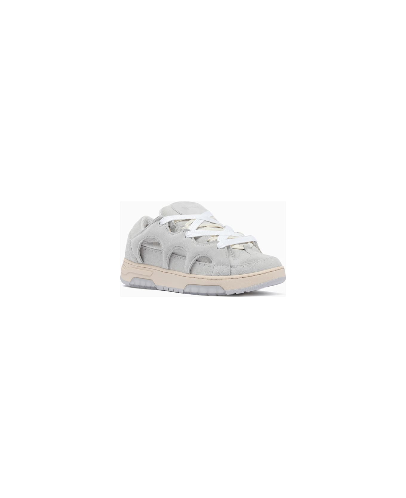 Paura Santha Model 1 Sneakers Suede Light-grey - Light Grey