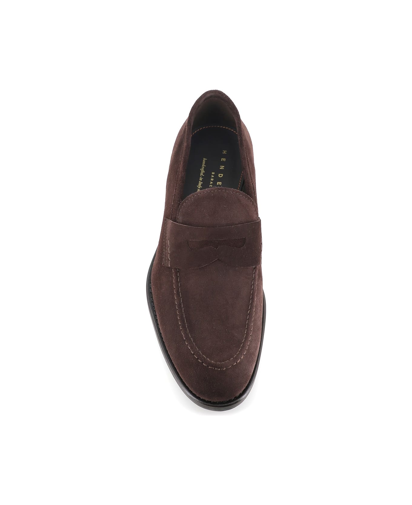 Henderson Baracco Classic Penny Loafers "51405b" - Brown