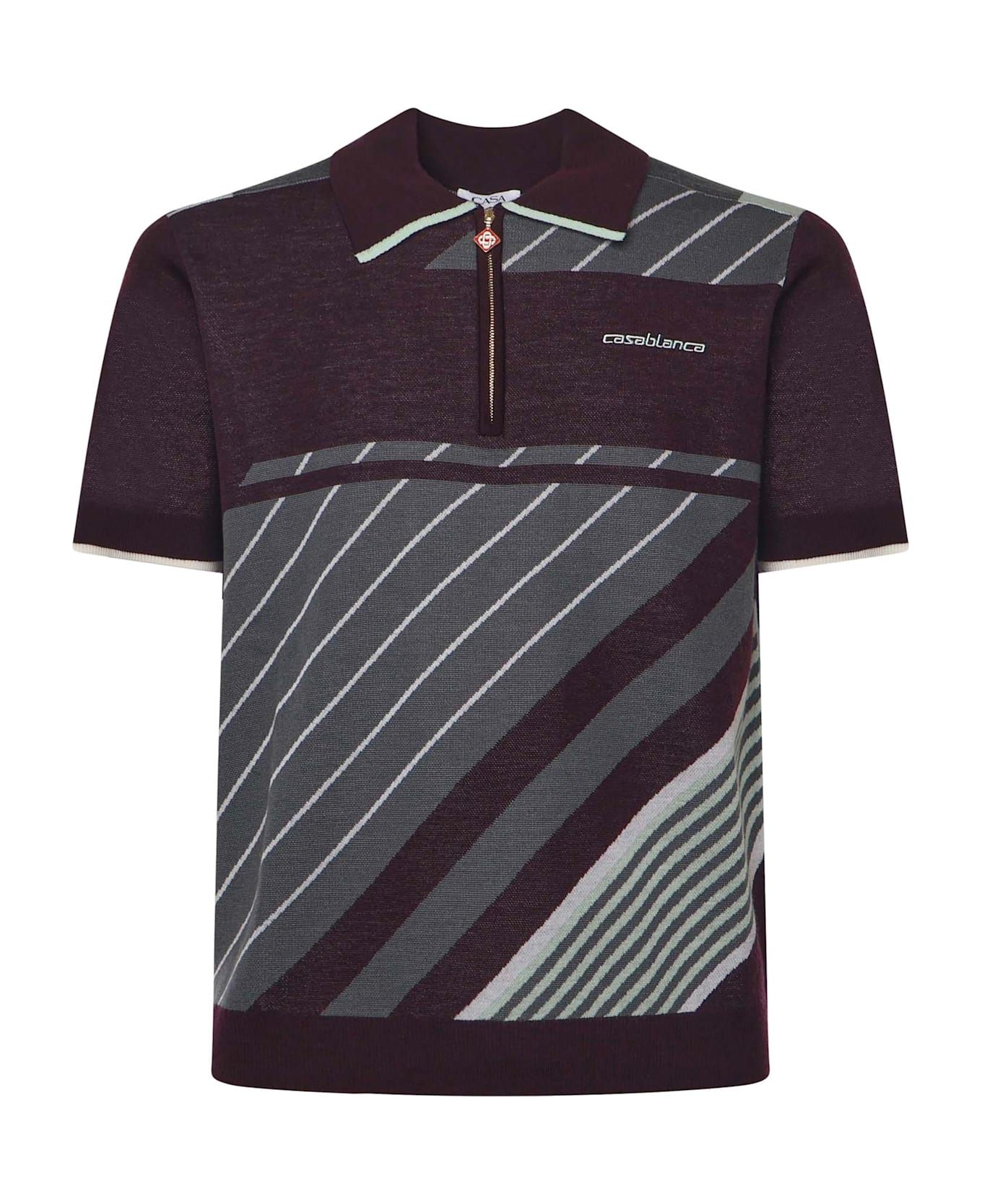 Casablanca 
diagonal
 Tennis Polo - Blu