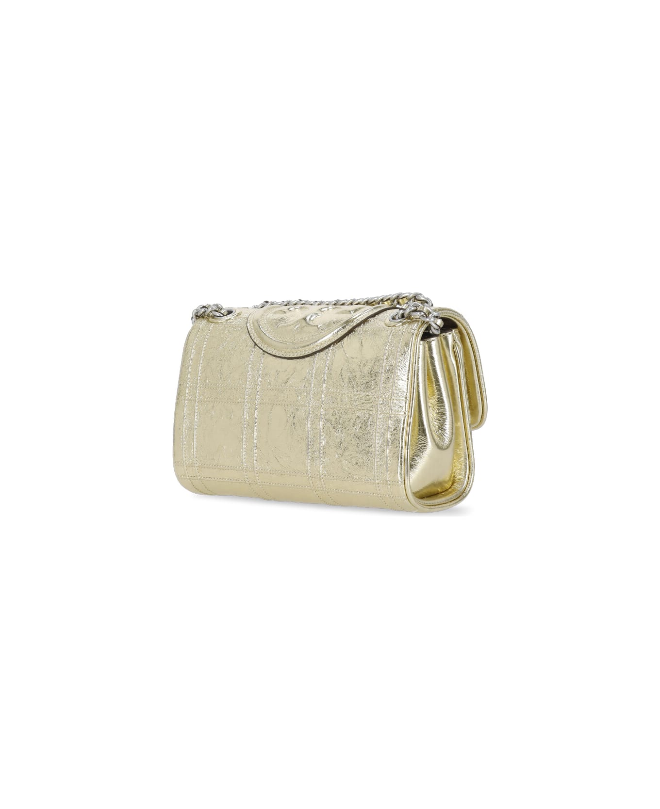 Tory Burch Fleming Soft Quilted Shoulder Bag - Gold ショルダーバッグ