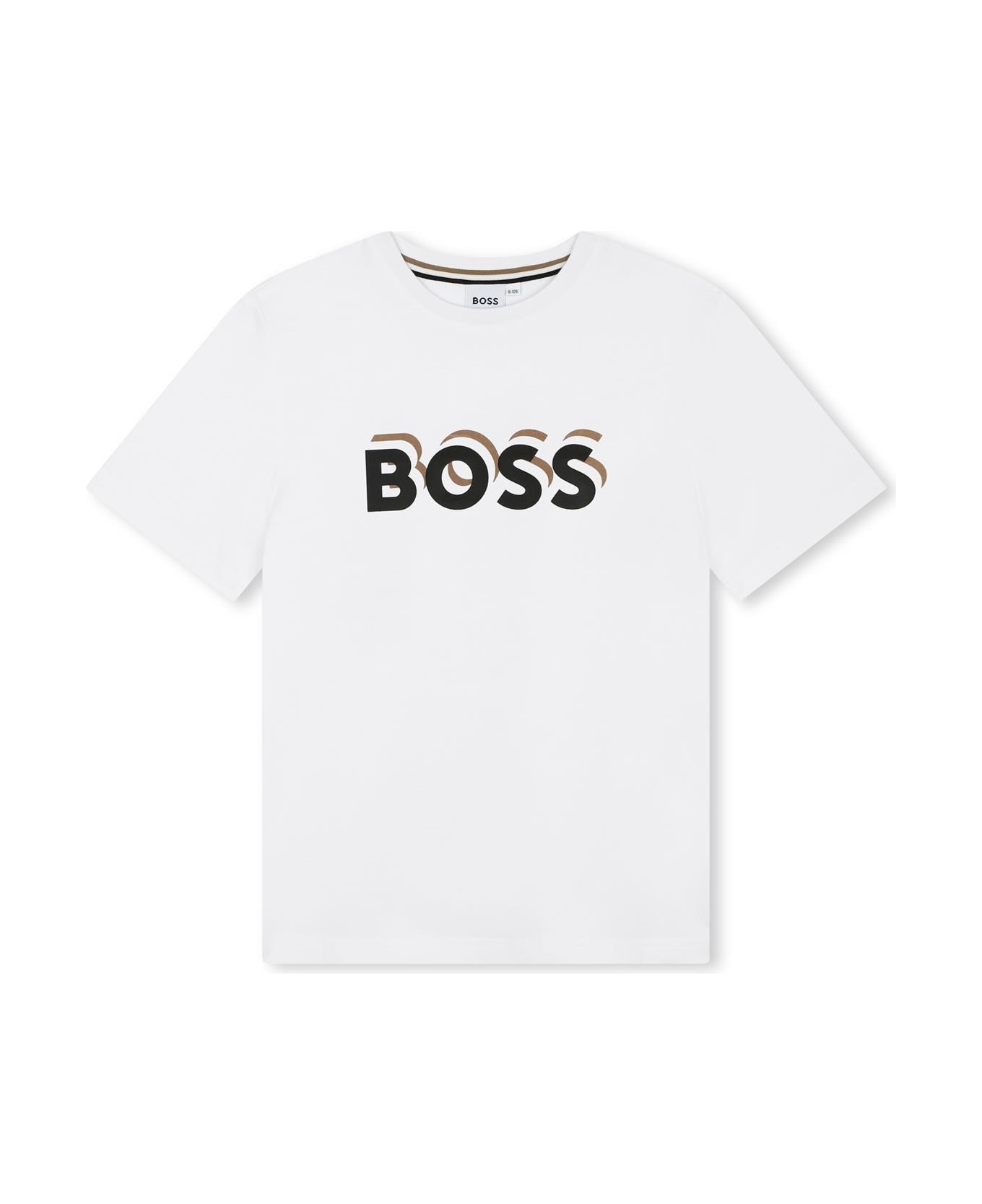 Hugo Boss T-shirt Con Logo - White