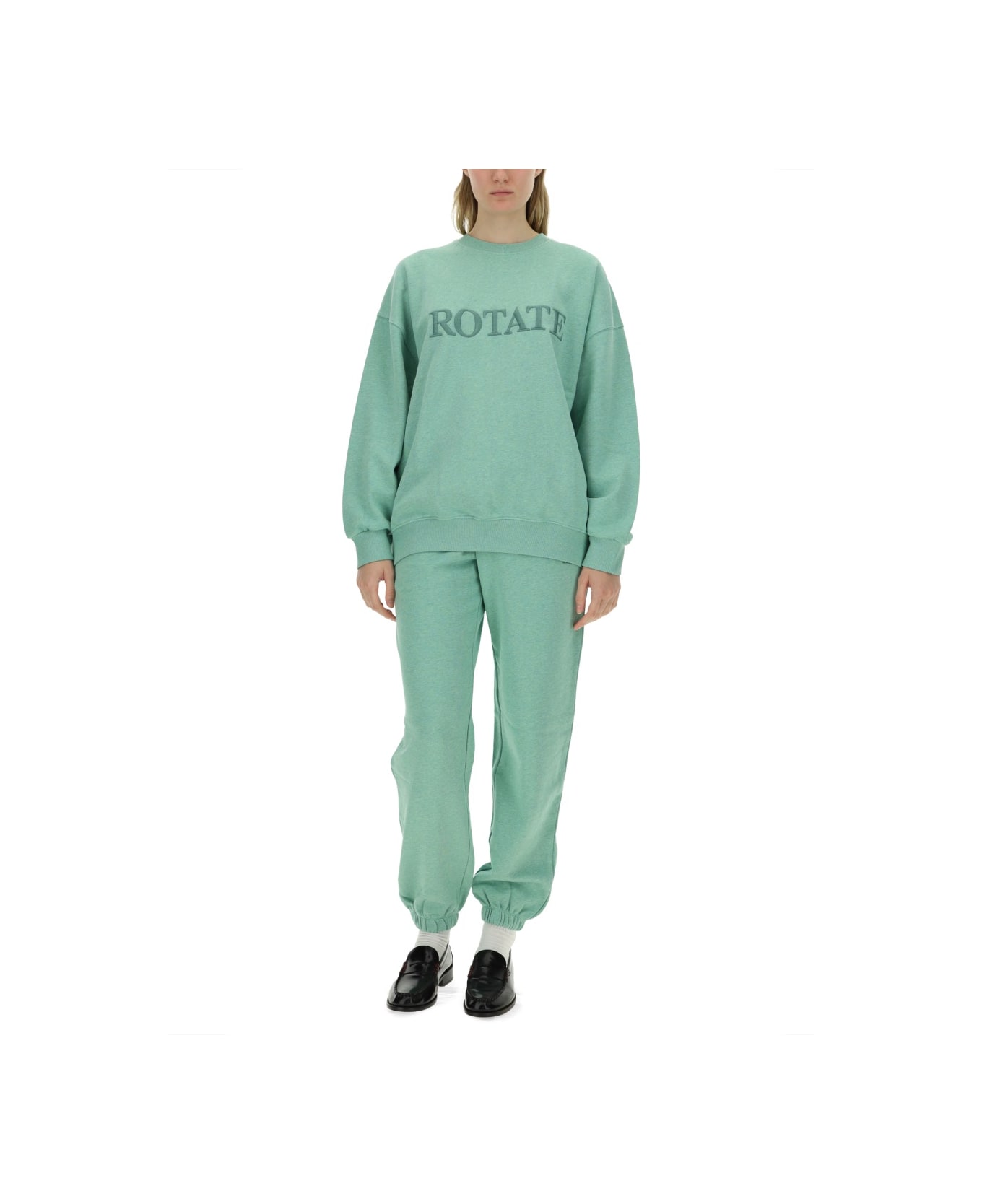 Rotate by Birger Christensen Sweatshirt With Logo - GREEN