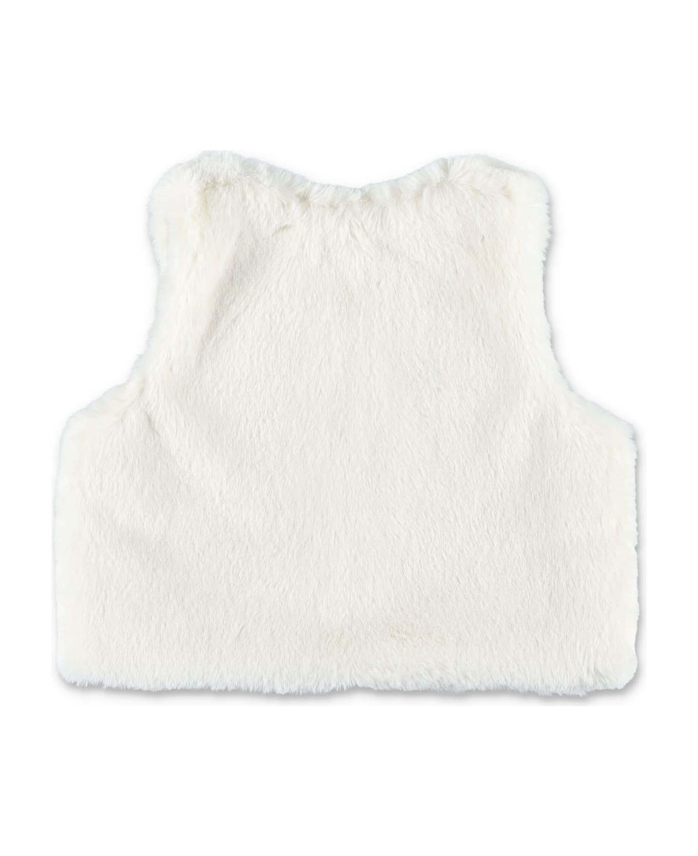 Bonton Gilet Eco-fur - WHITE