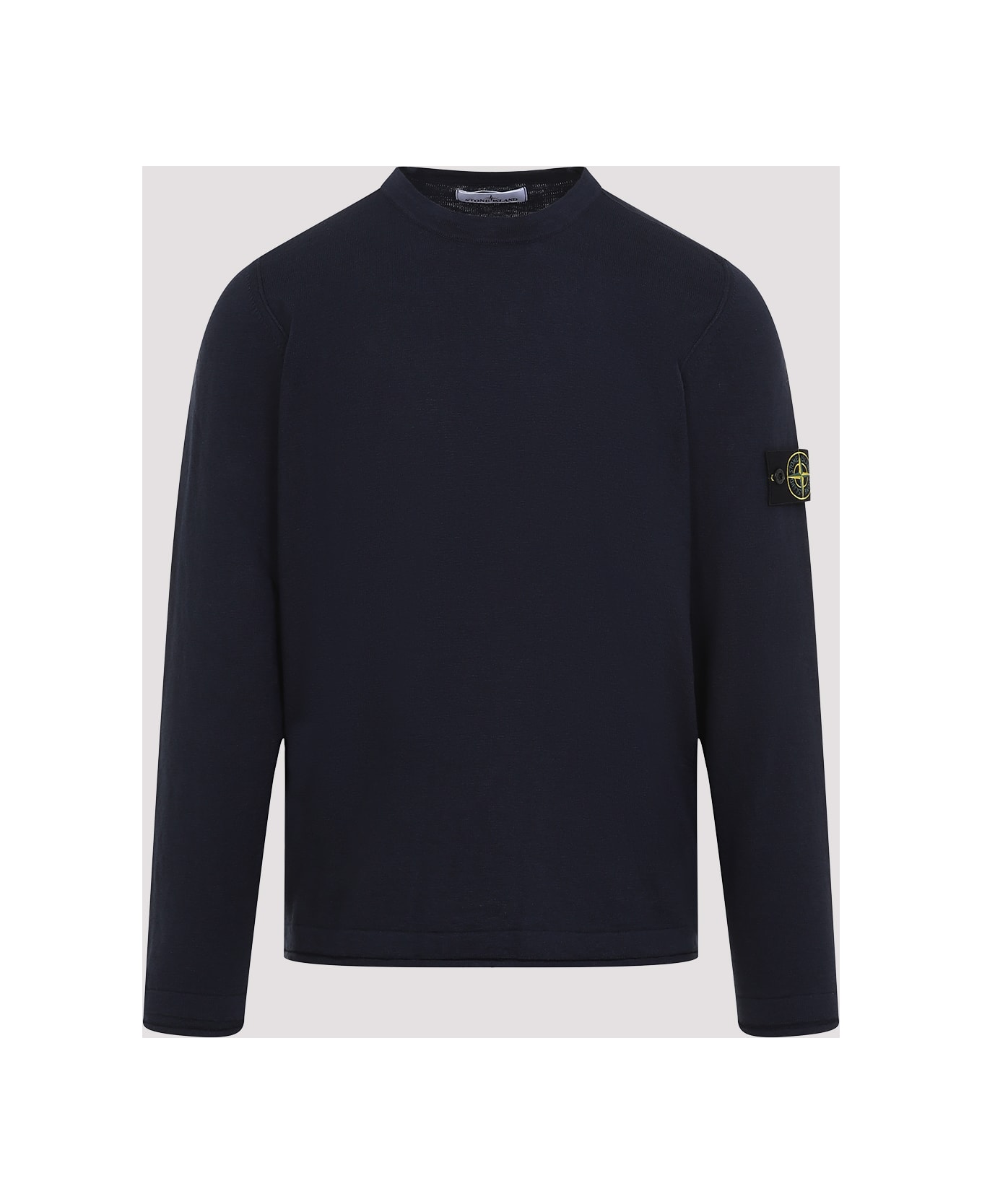 Stone Island Crew Neck Pullover - Navy Blue ニットウェア