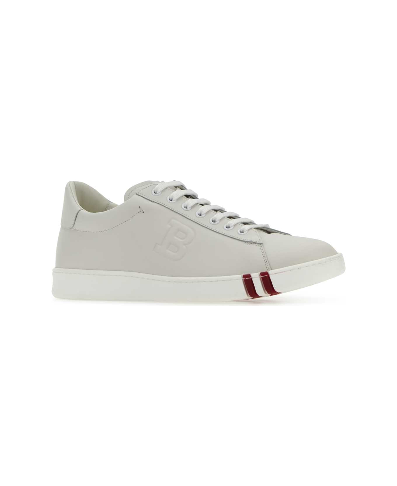 Bally Chalk Leather Asher Sneakers - F607