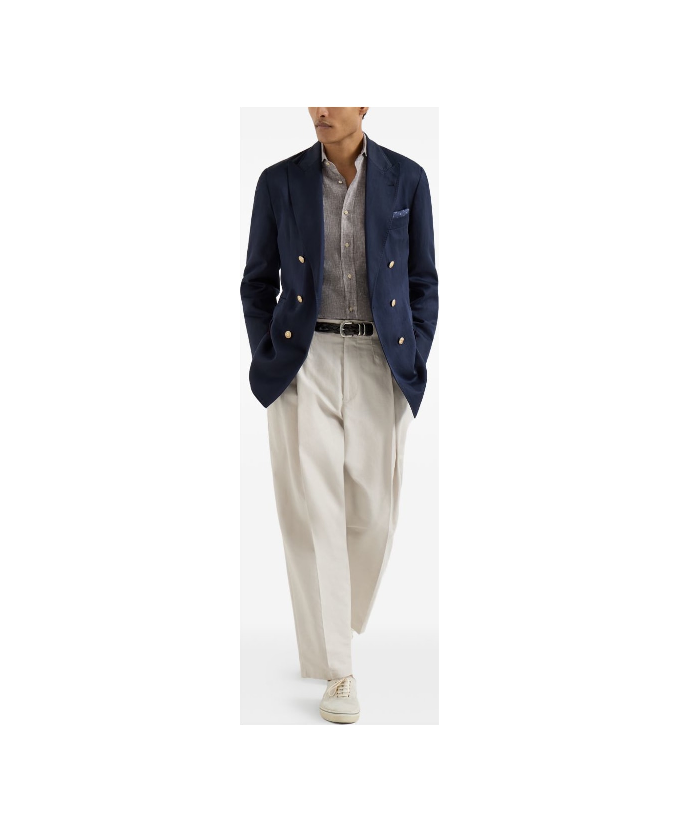Brunello Cucinelli Linen Shirt - Marrone chiaro