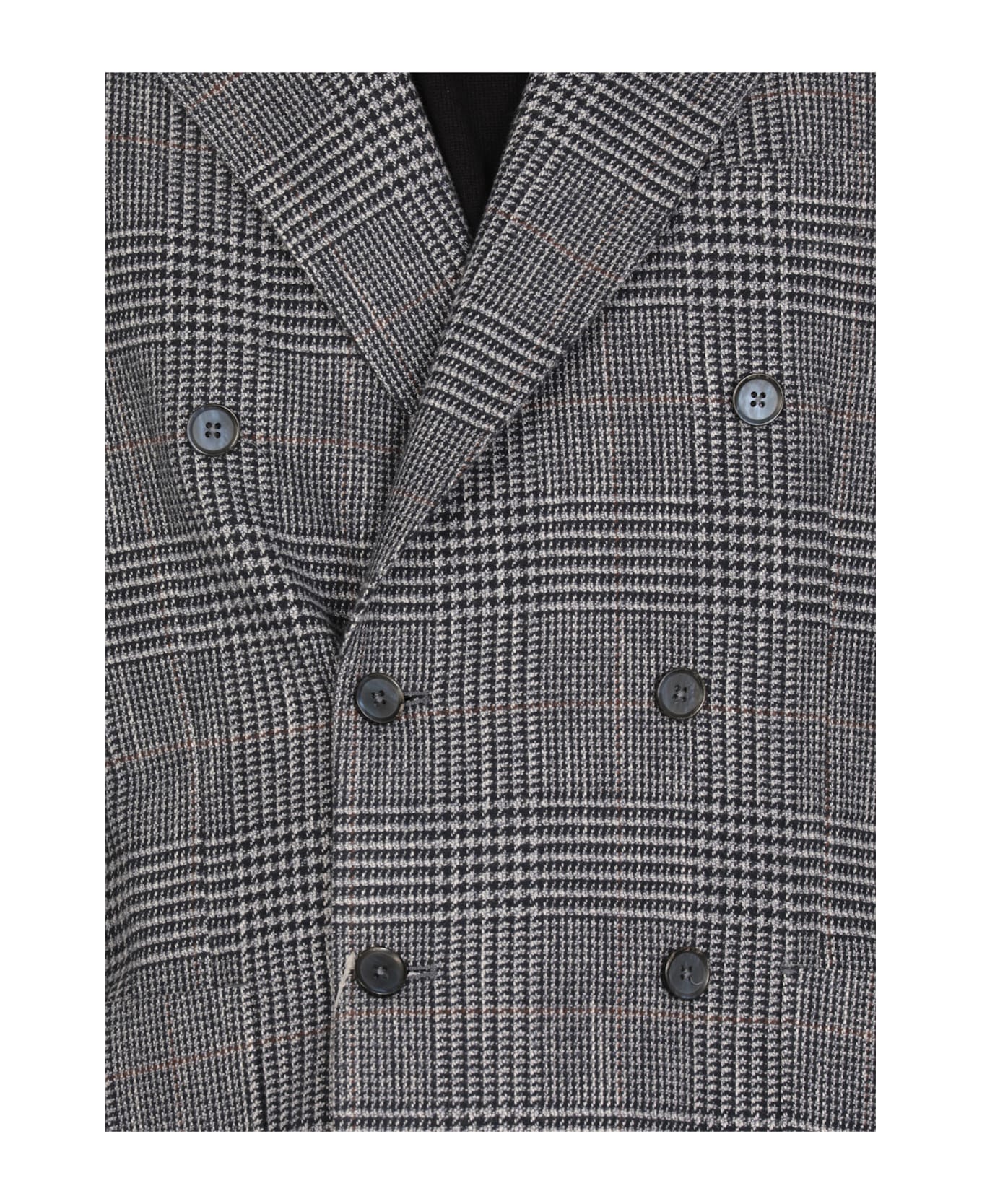 L.B.M. 1911 Cotton Double-breasted Jacket - Blue