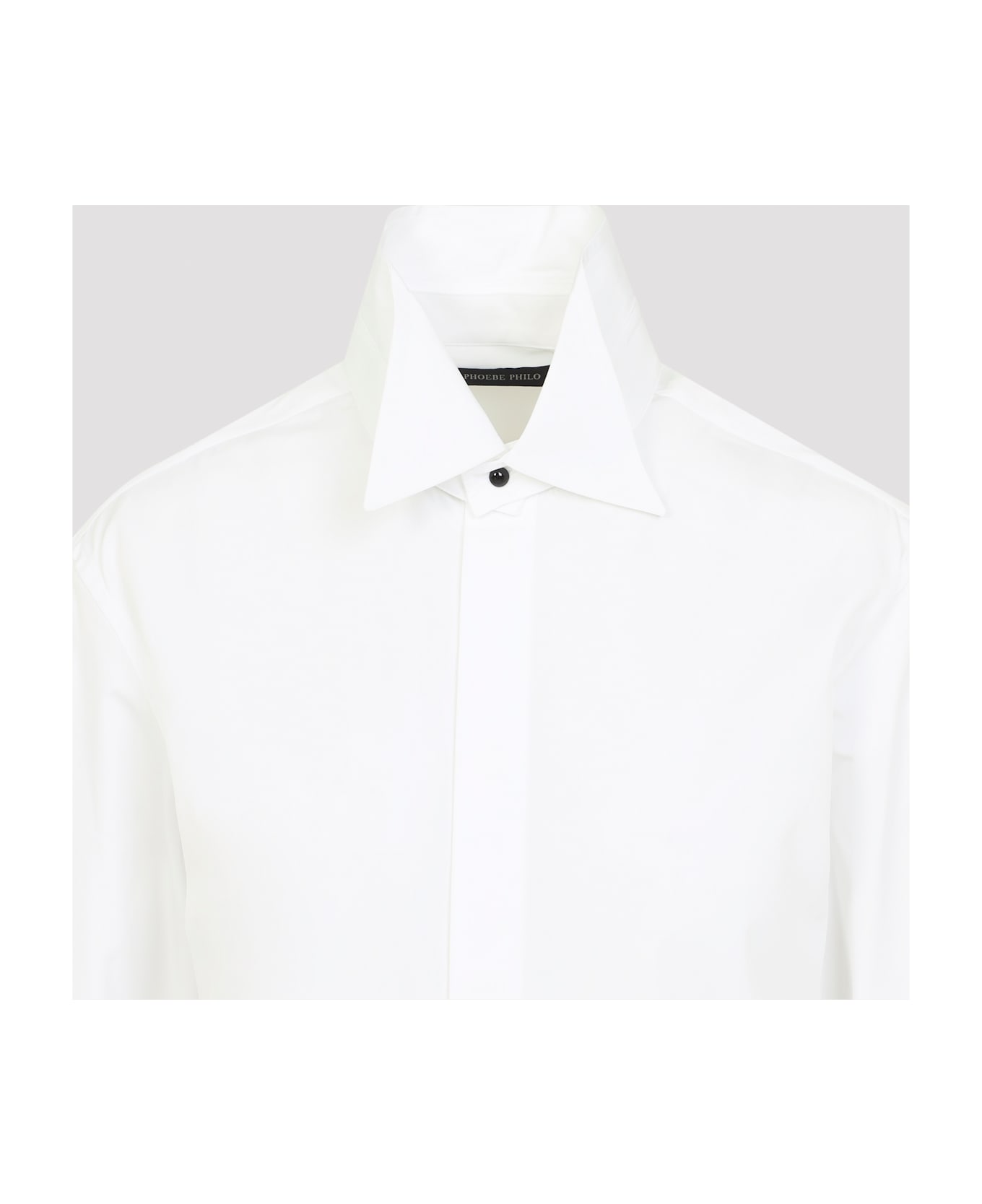 Phoebe Philo Tuxedo Shirt - Wt White