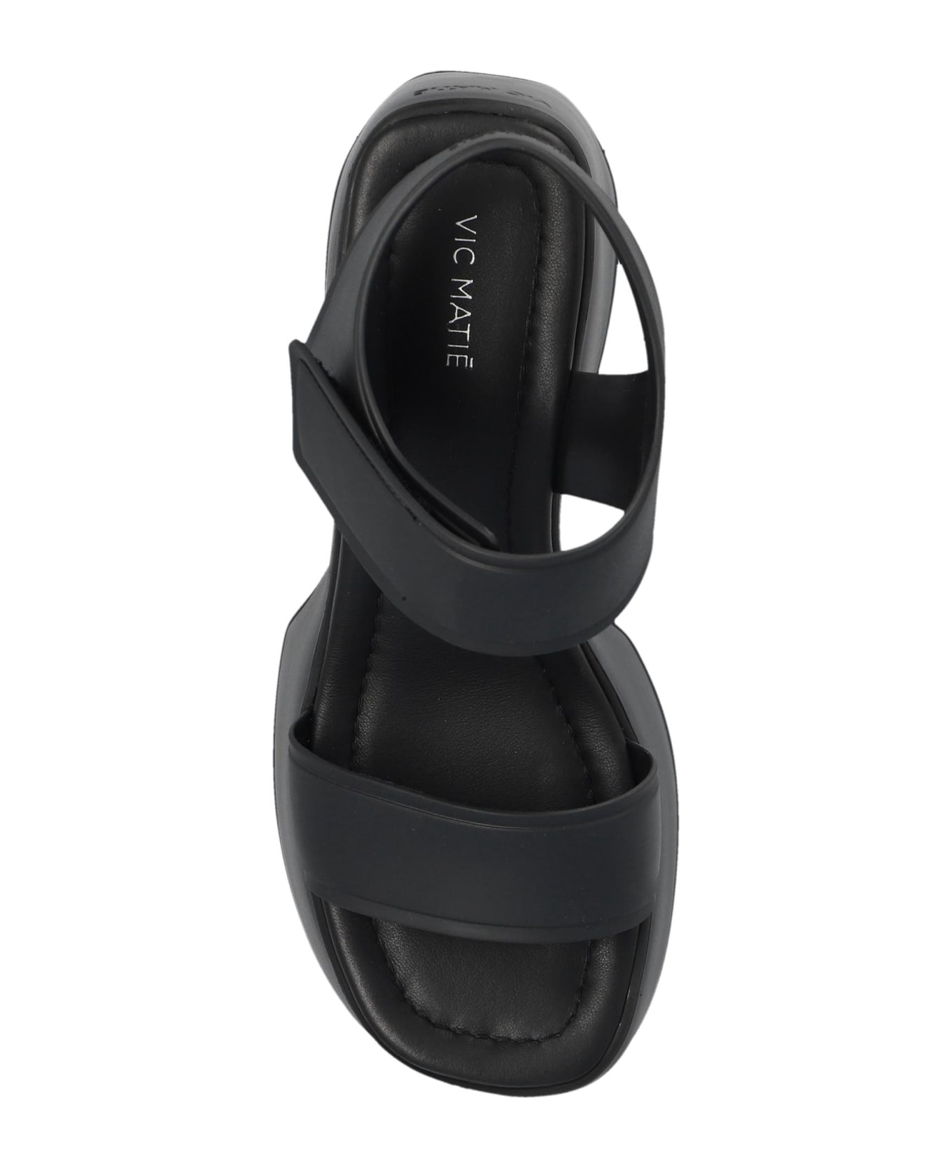 Vic Matié Vic Matie 'yoko' Platform Sandals - Black