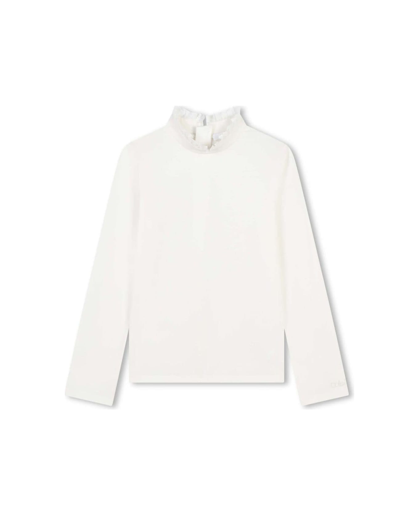 Chloé White Girl Sweater - Bianco/sporco
