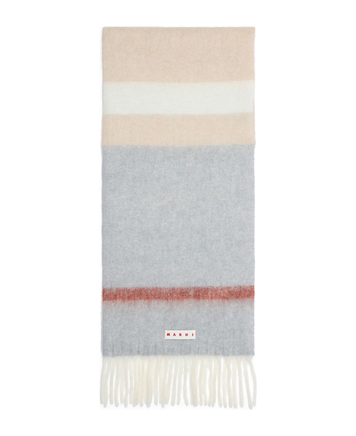 Marni Alpaca And Mohair Scarf - Moccasin