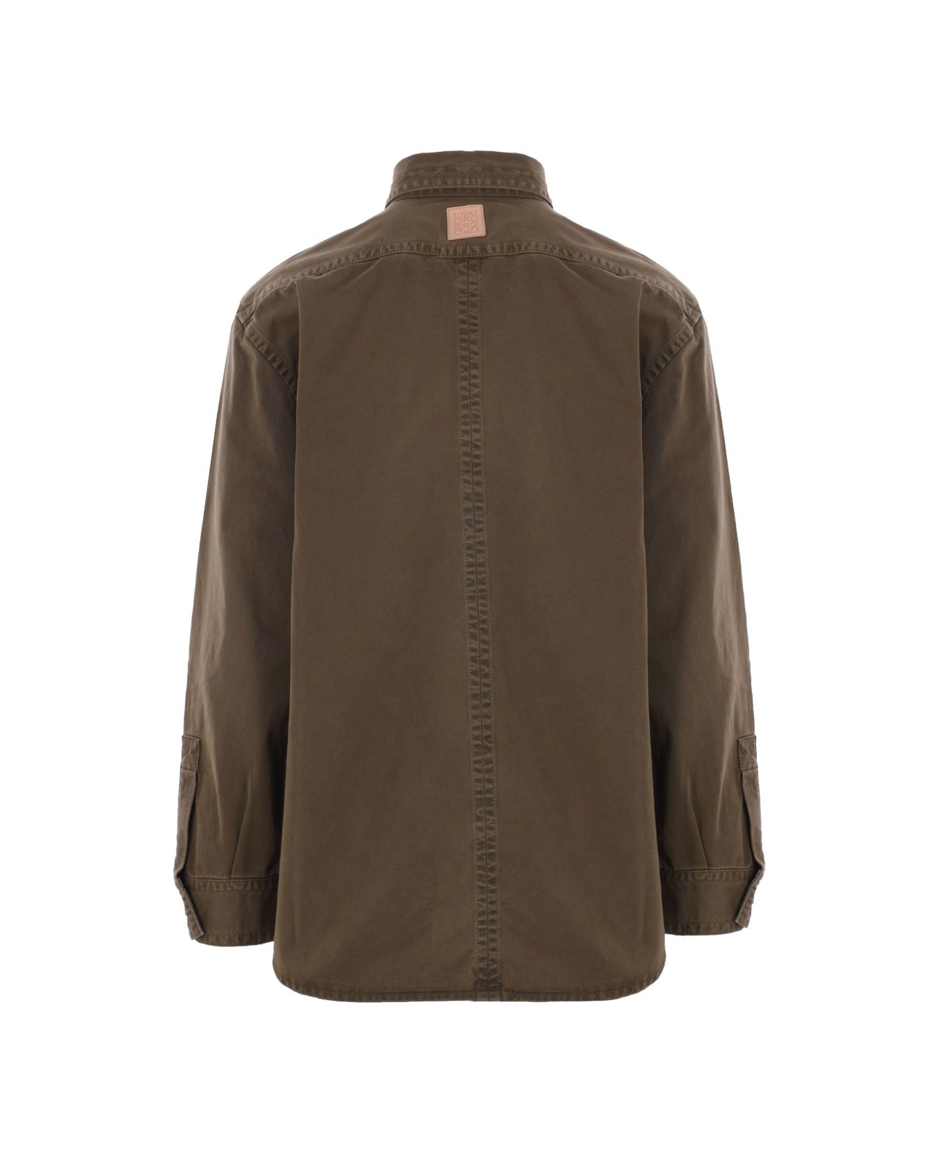 Loewe Cotton Overshirt - Kaki