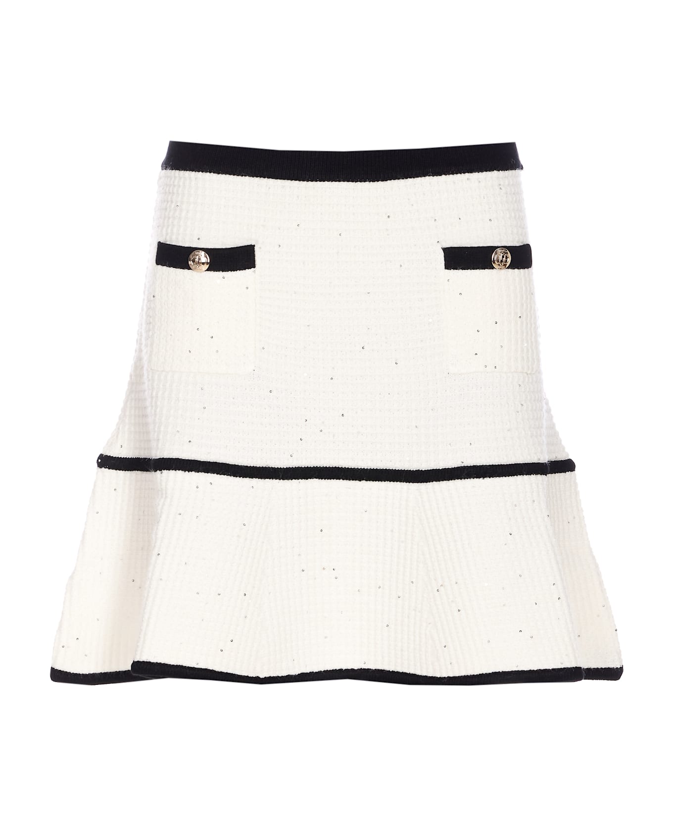 Liu-Jo Mini Boucle
 Skirt - White
