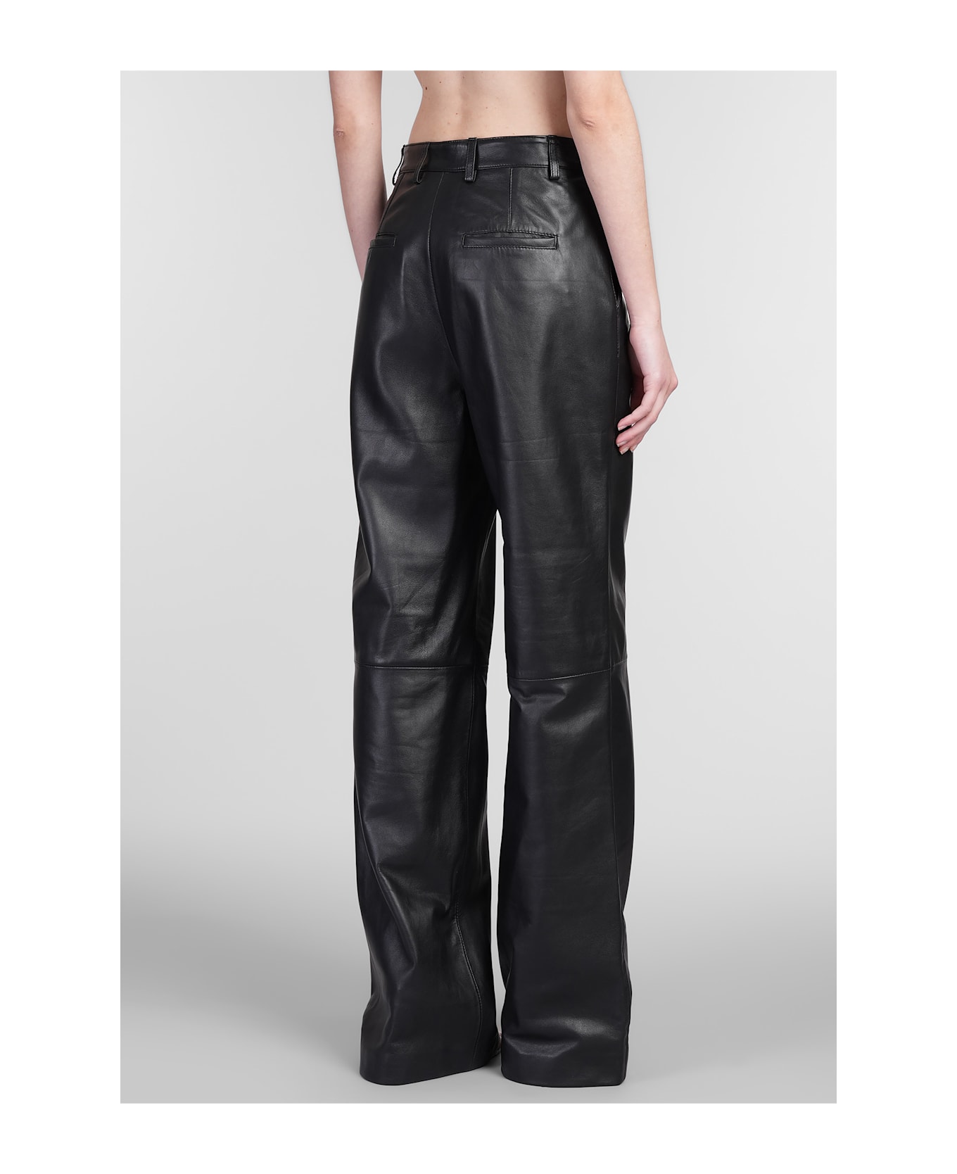 Giuseppe di Morabito Pants In Black Leather - black