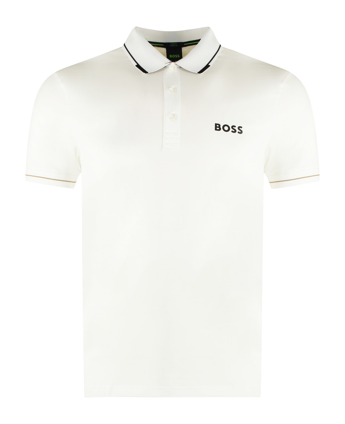 Hugo Boss Technical Fabric Polo Shirt - BLACK ポロシャツ