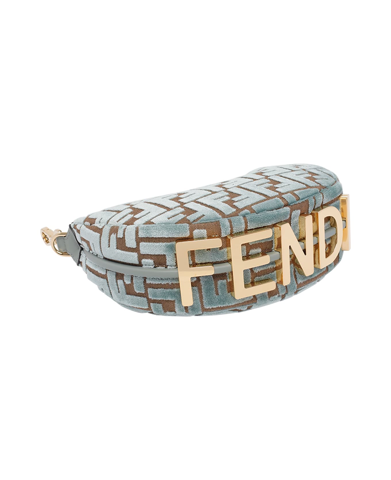 Fendi Mini Fendigraphy Hobo Bag - Blue