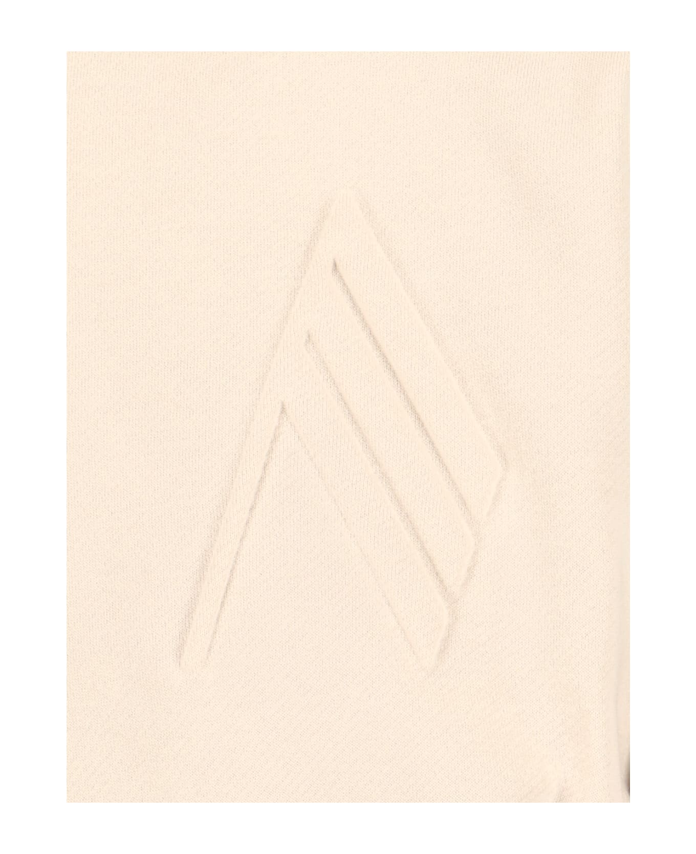 The Attico Logo Crewneck Sweatshirt - White