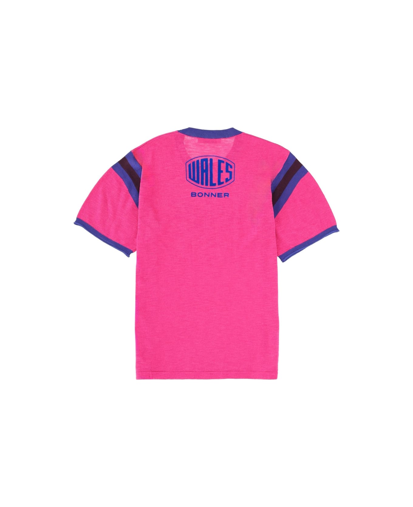 Wales Bonner T-shirt "soul" - FUCHSIA