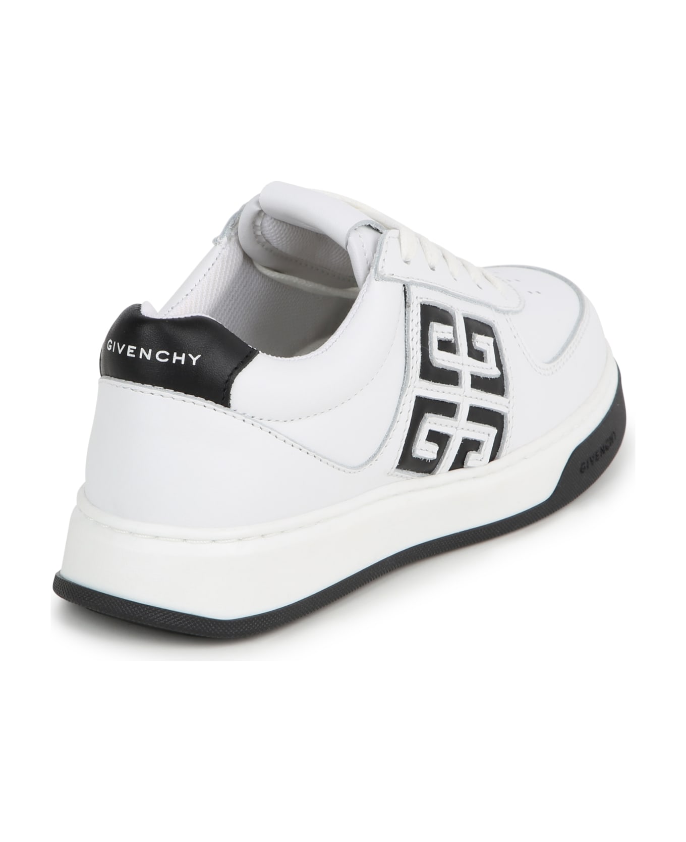 Givenchy 4g Leather Sneakers - Bianco