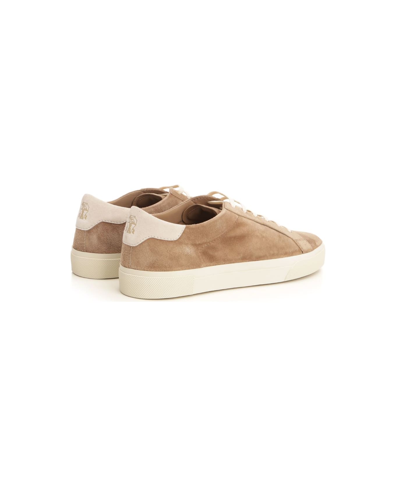 Brunello Cucinelli Suede Sneakers - Beige