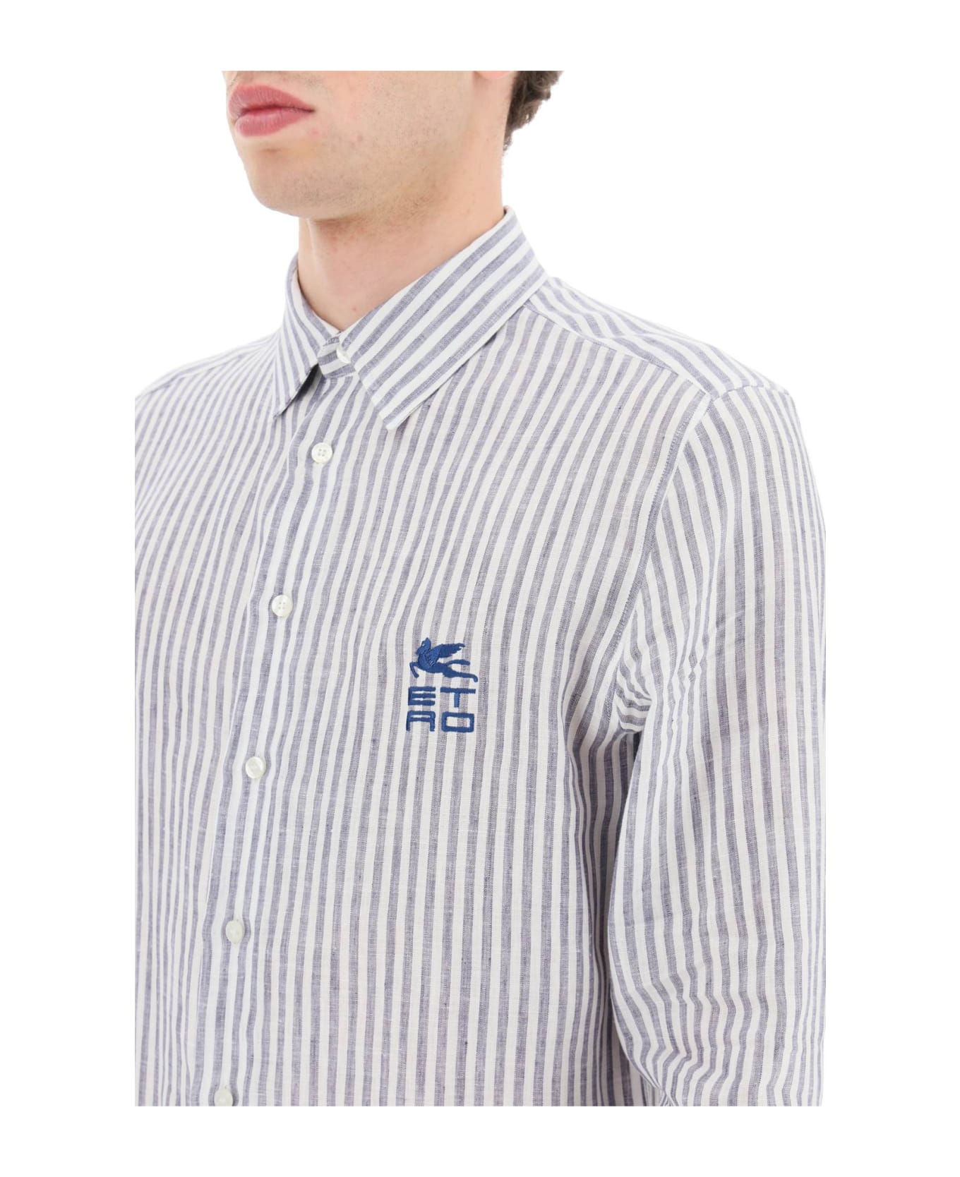 Etro Pegasus Shirt - BLUE (White)