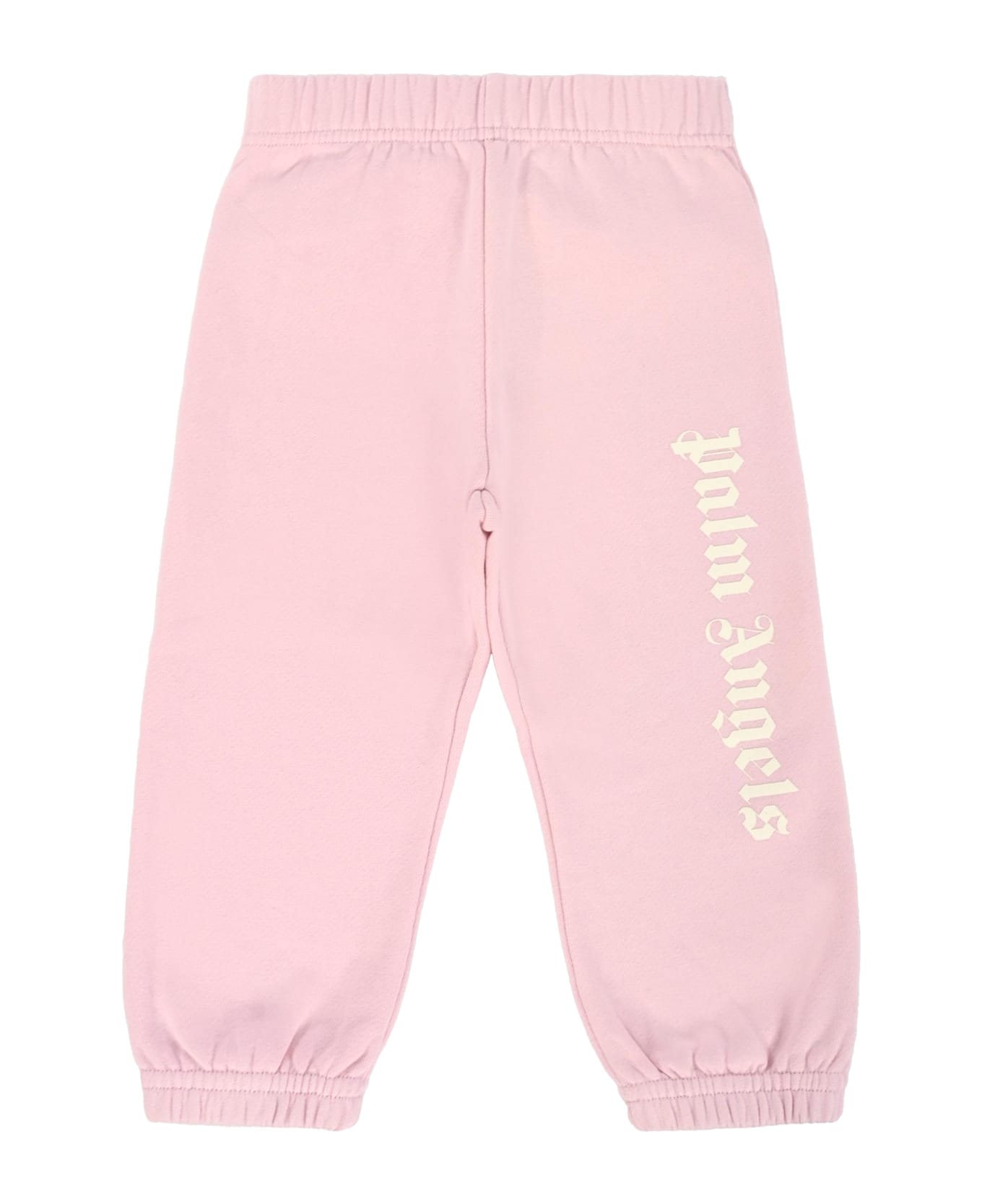 Palm Angels Pink Trousers For Baby Girl With Logo - Pink