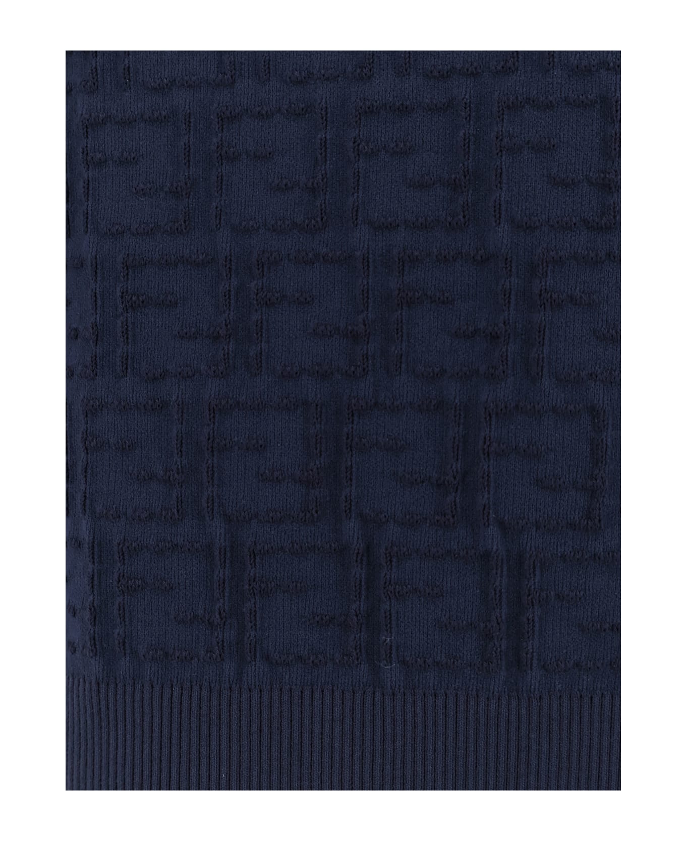 Fendi Ff Cotton Blend Sweater - ABISSO