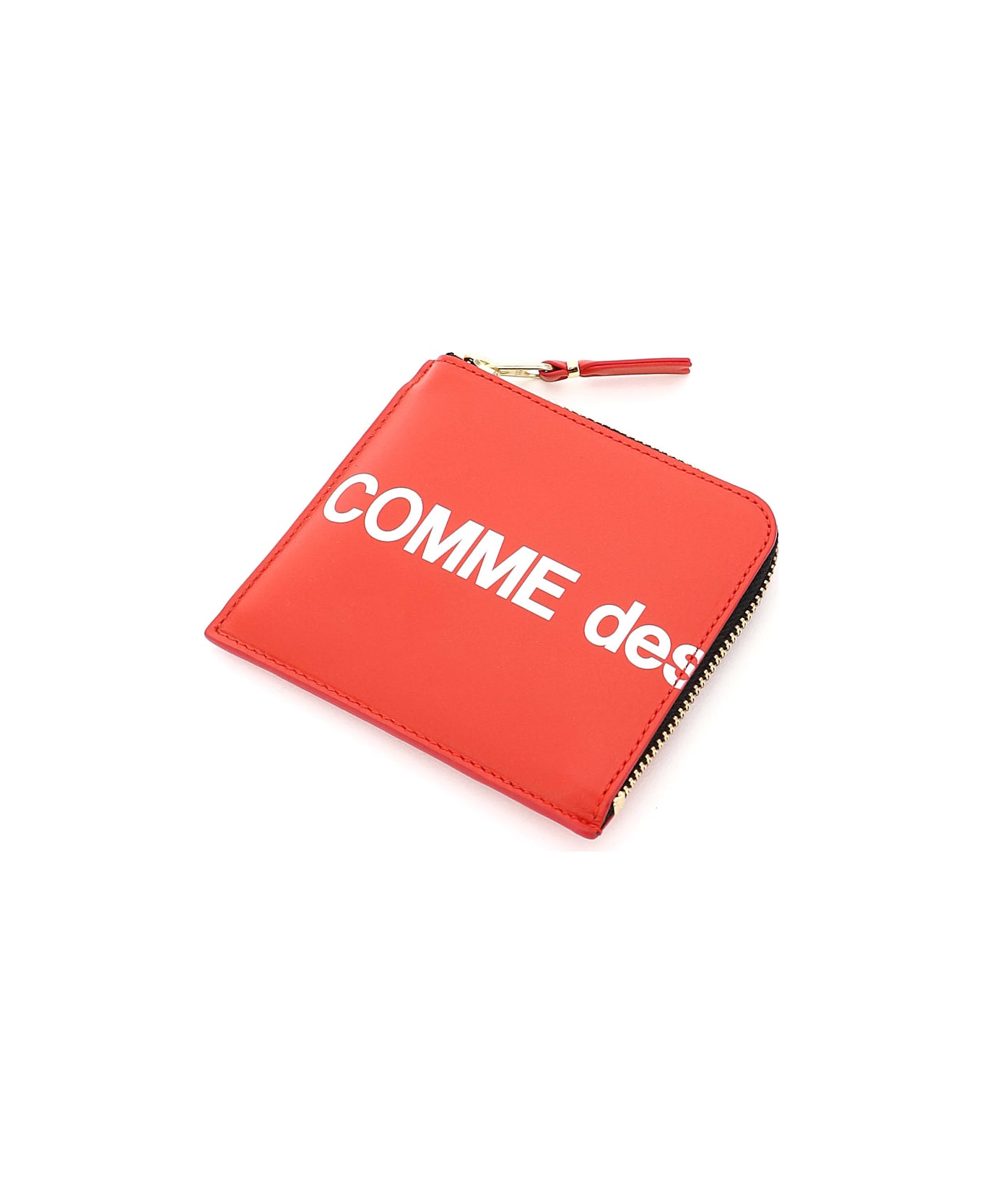 Comme des Garçons Wallet Huge Logo Wallet - RED (Red)