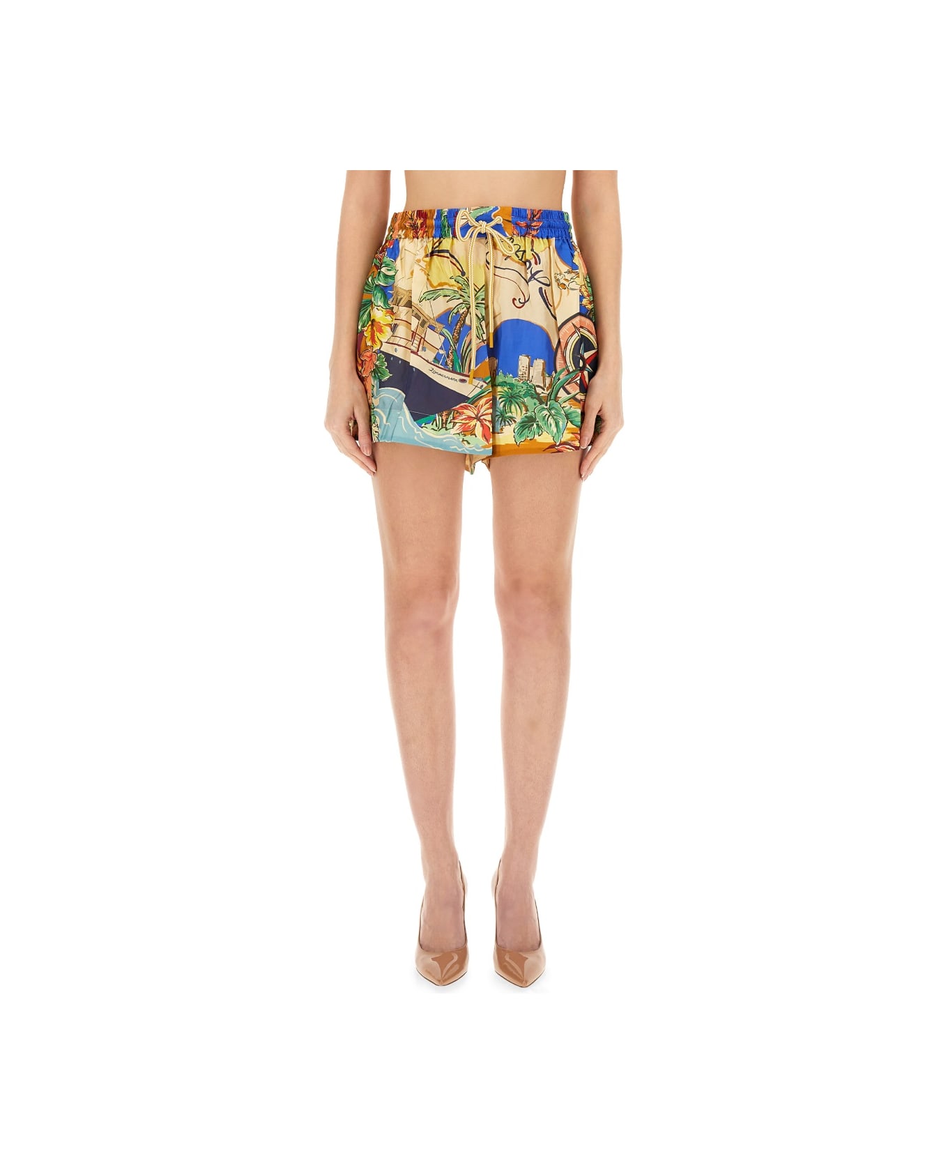 Zimmermann Floral Print Shorts - MULTICOLOUR ショートパンツ