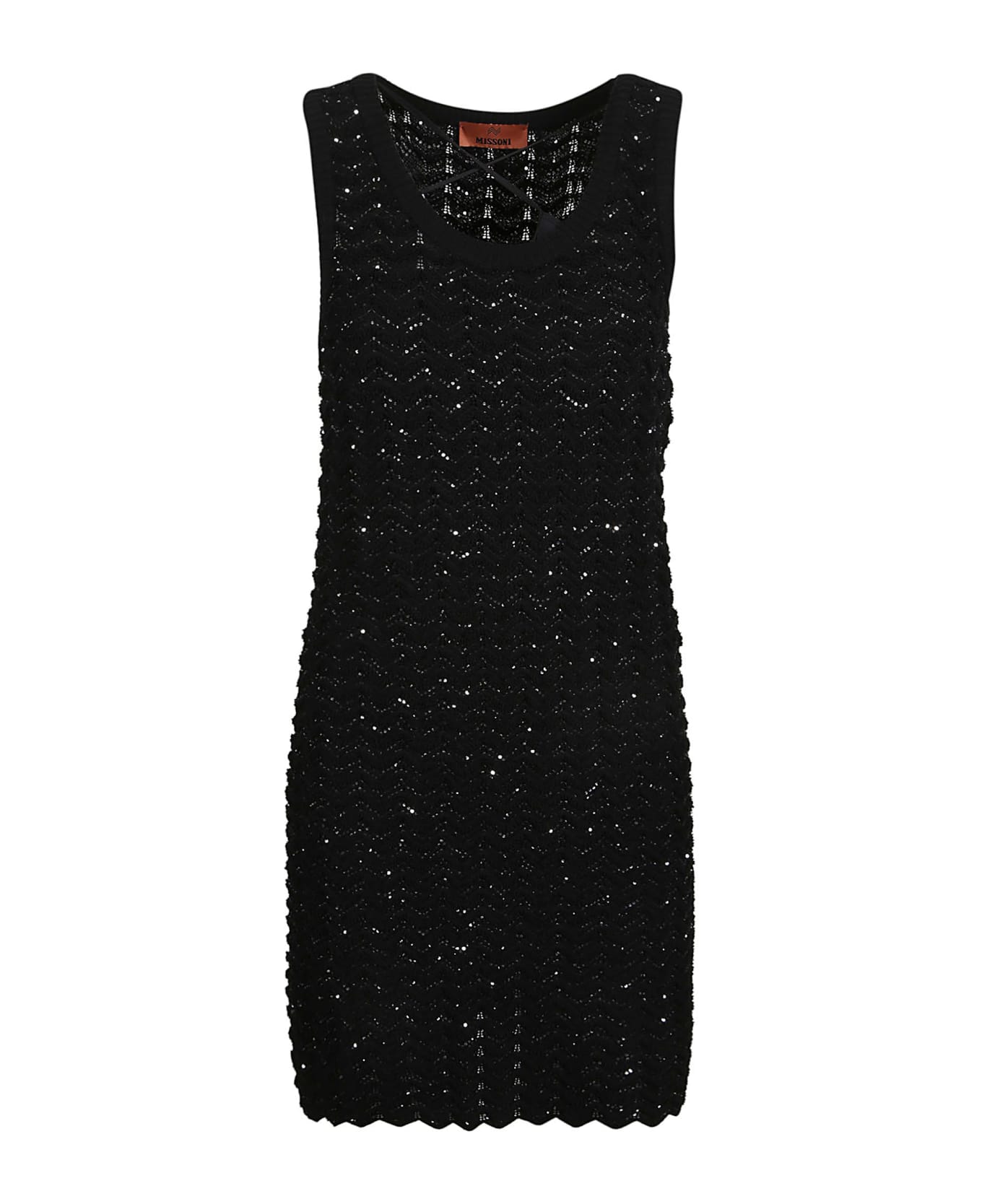 Missoni Sleeveless Short Dress - Black