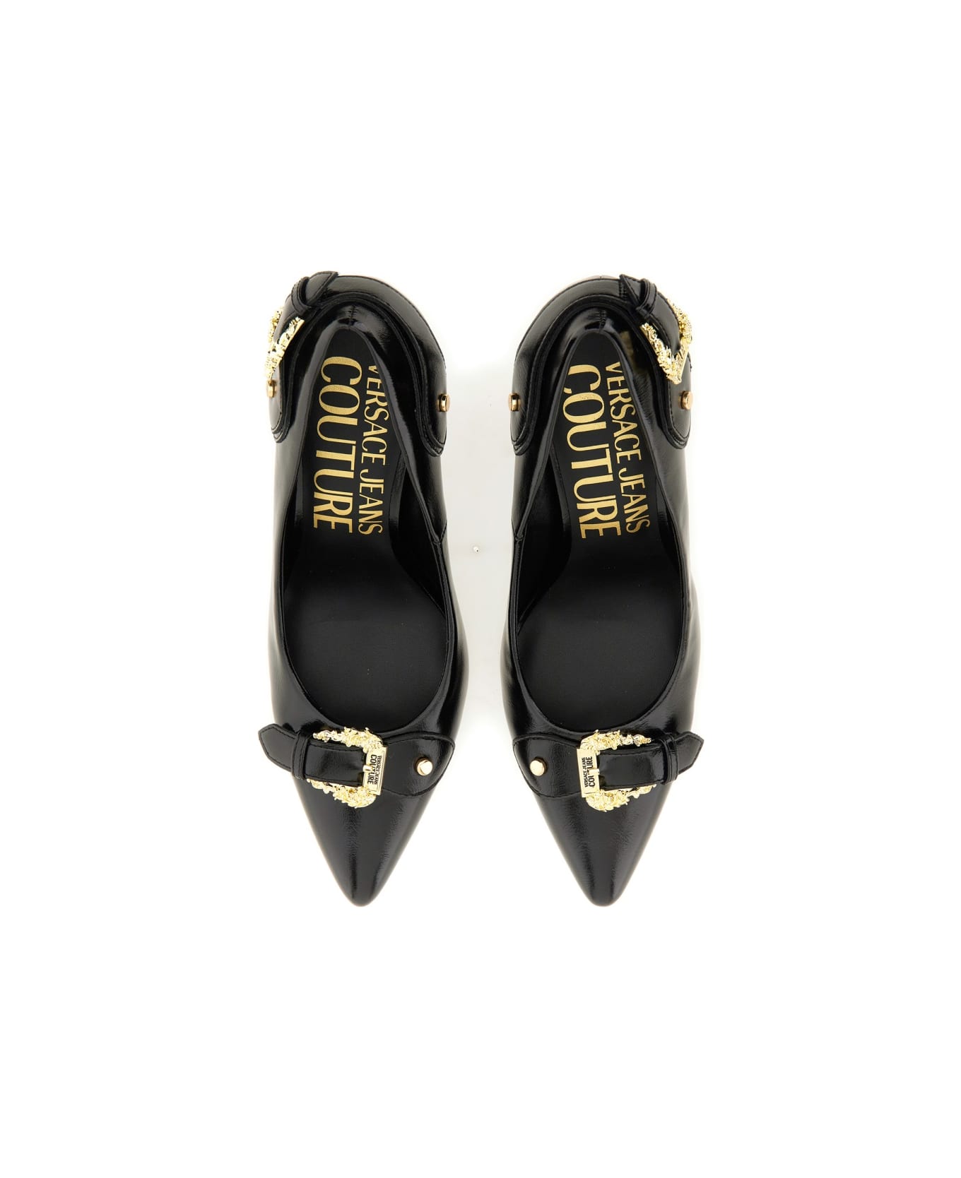 Versace Jeans Couture 'scarlett Baroque' Pumps - BLACK